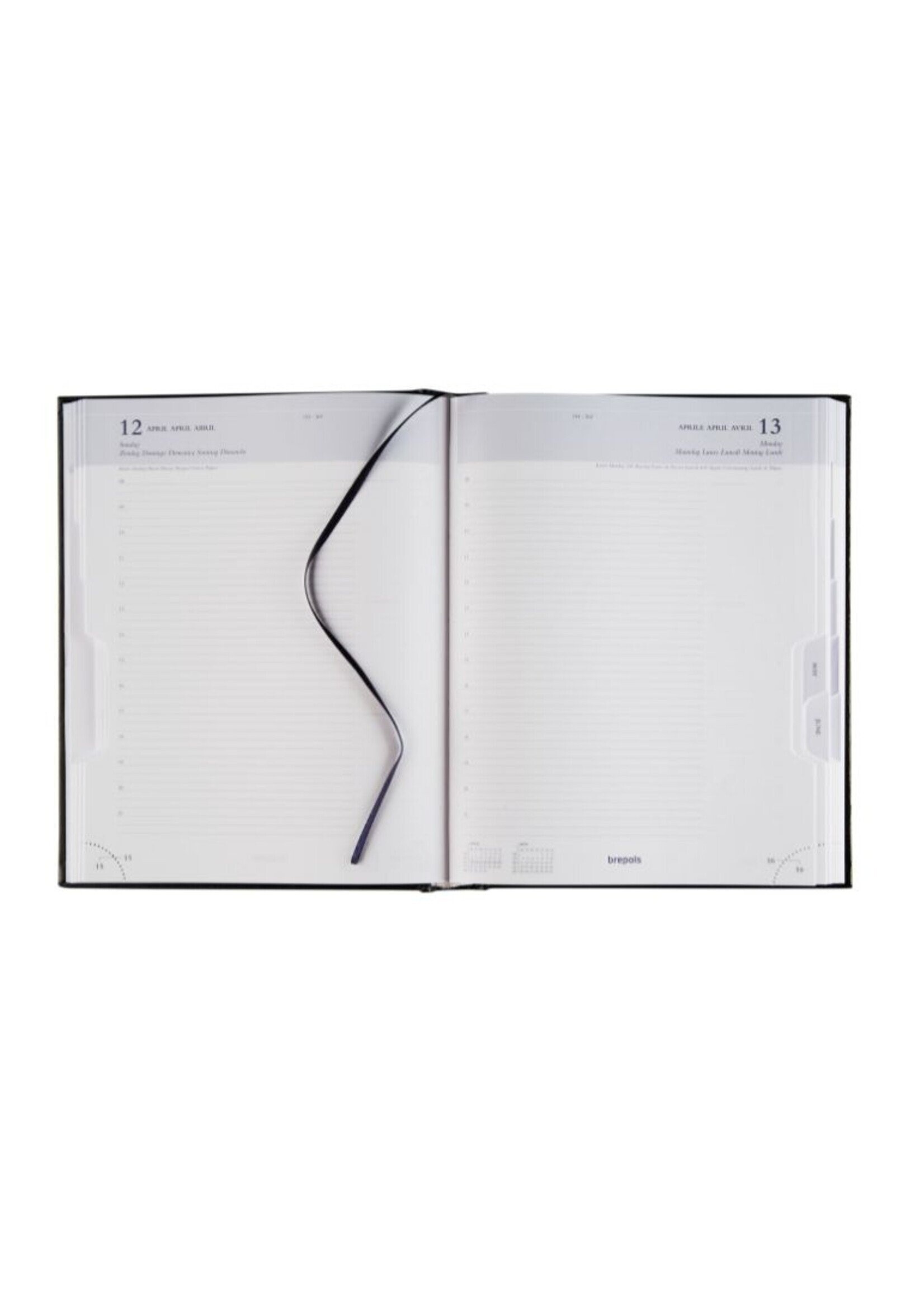 Brepols Agenda 2026 - Bremax 1 A4 1dag/pag. Santex Zwart