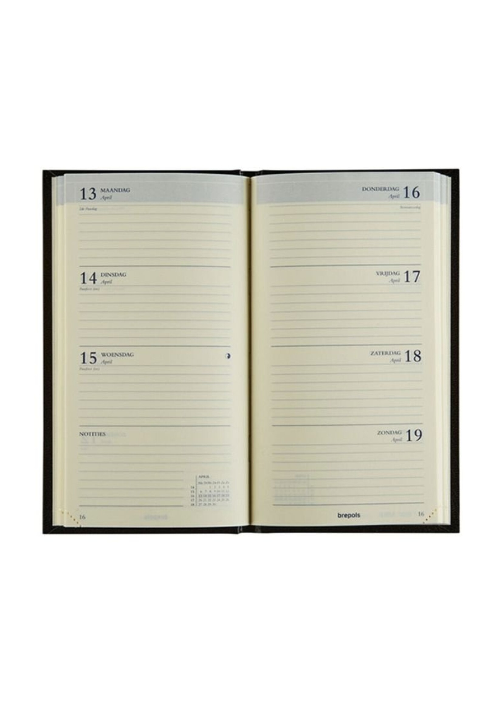 Brepols Agenda 2026 - Interplan Lima Zwart