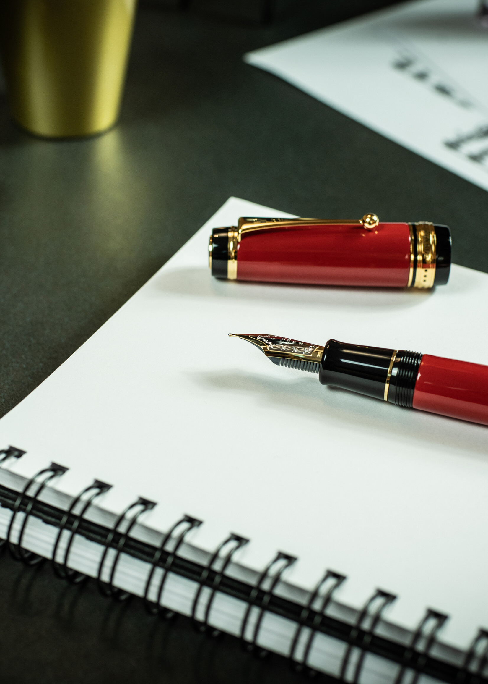 PILOT Custom 845 Urushi Rood M - Medium