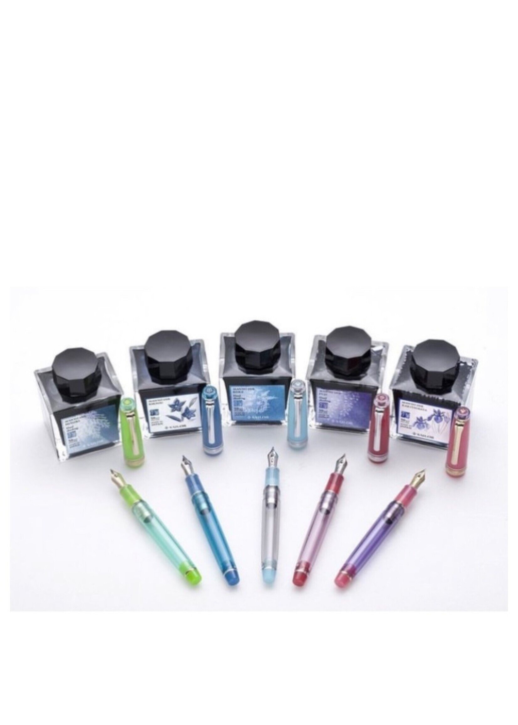 Sailor Professional Gear Slim Manyo II WISTERIA (with Manyo Ink FUJI 50ml) RT FP/ F
