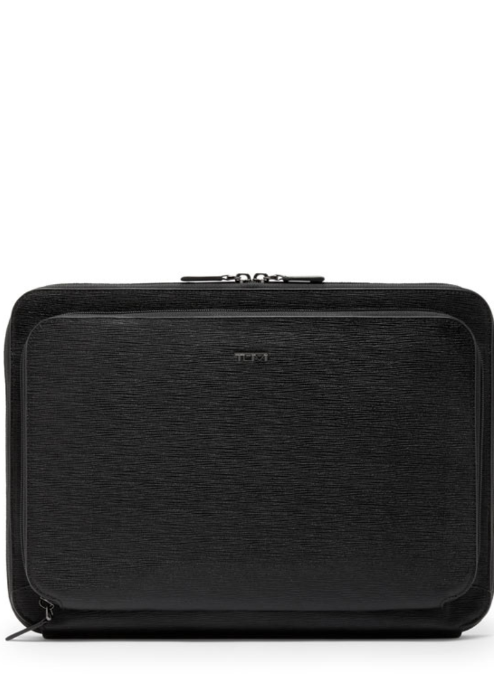 TUMI Nassau zwart leren Portfolio