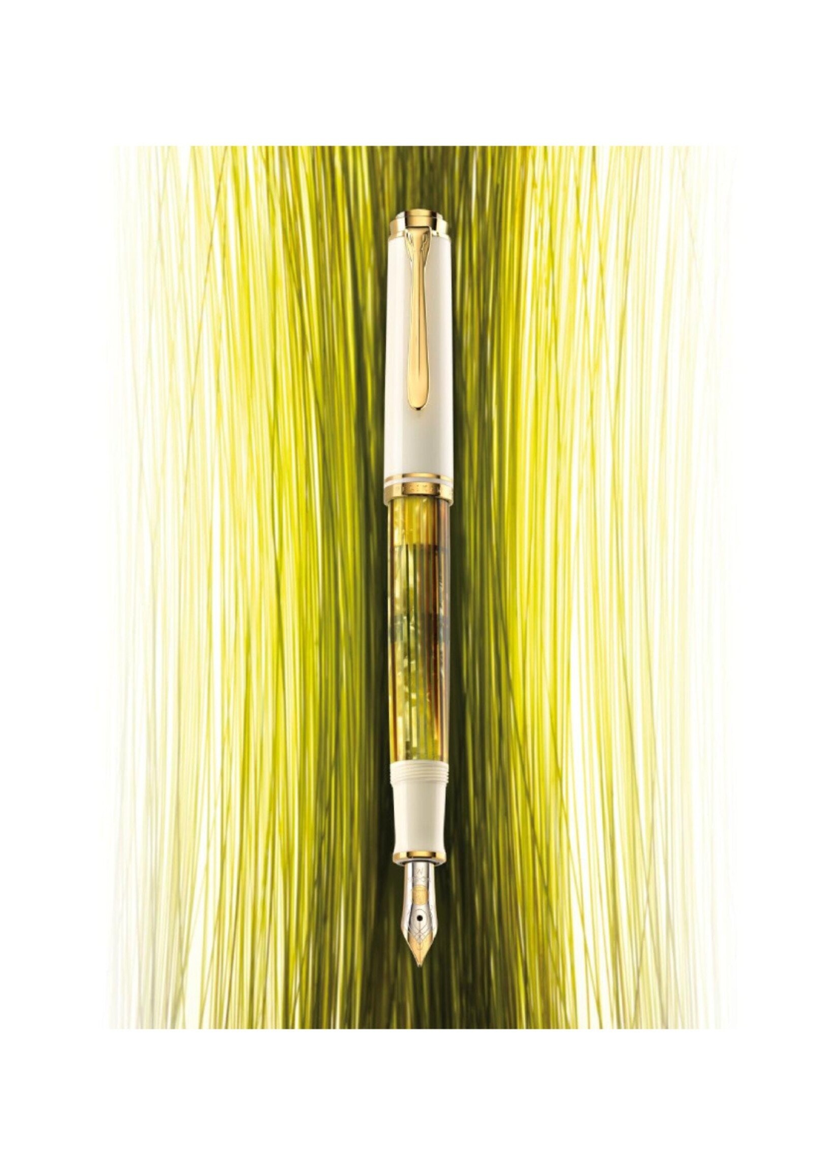Pelikan Souverän M400 Tortoiseshell-White Vulpen Extra Fijn