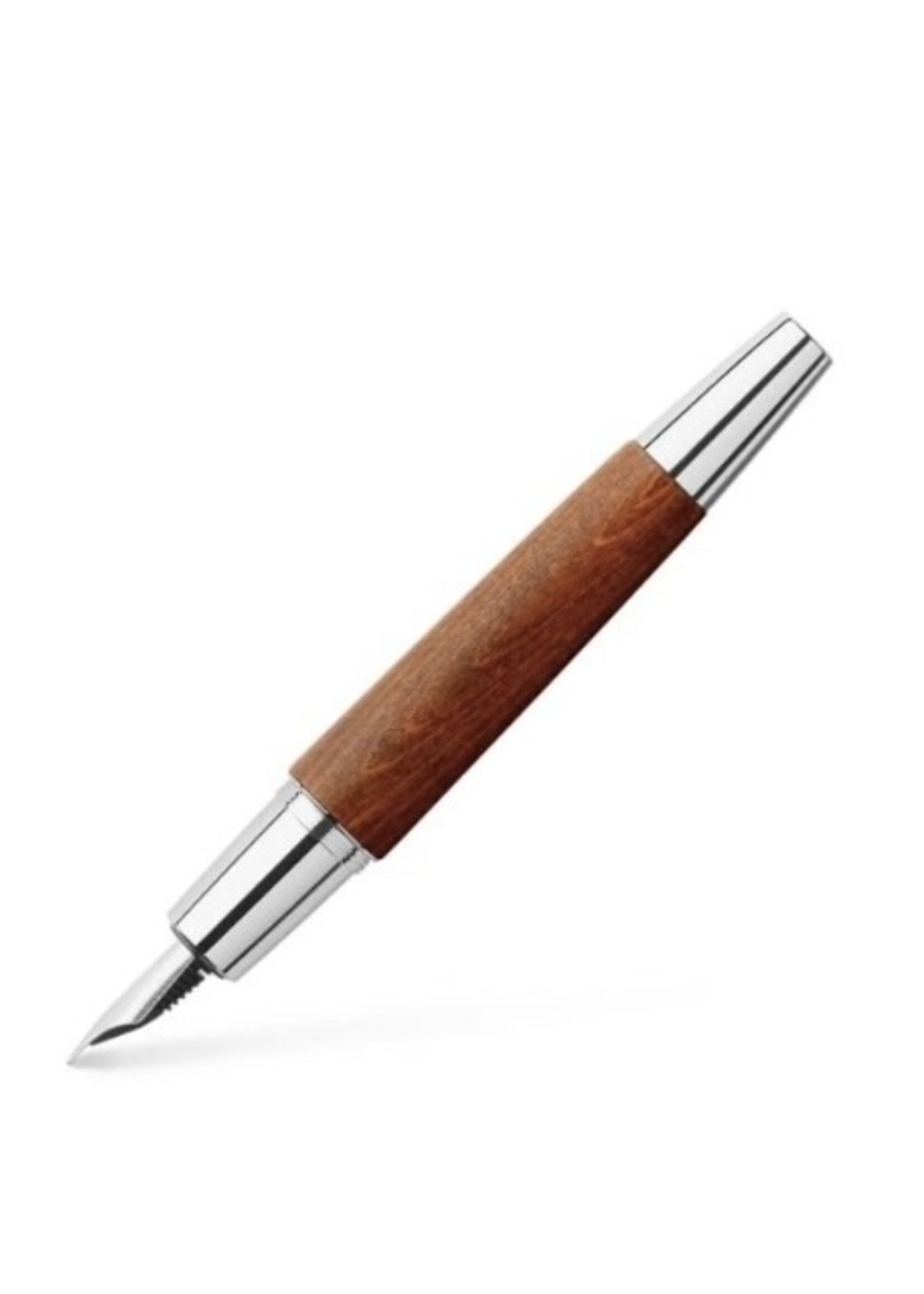 Faber-Castell E-Motion Perenhout Bruin Vulpen  F - (Fijn)