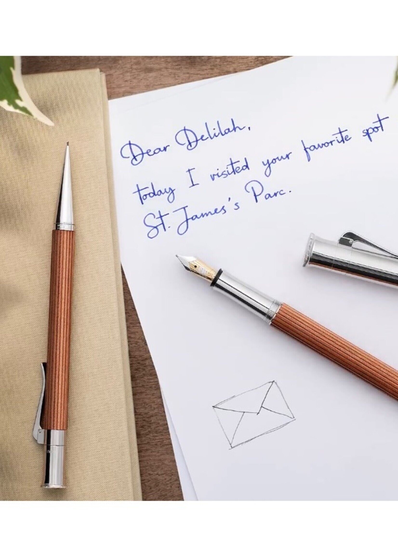 Graf von Faber-Castell Classic Pernambuco Vulpen Extra Fijn
