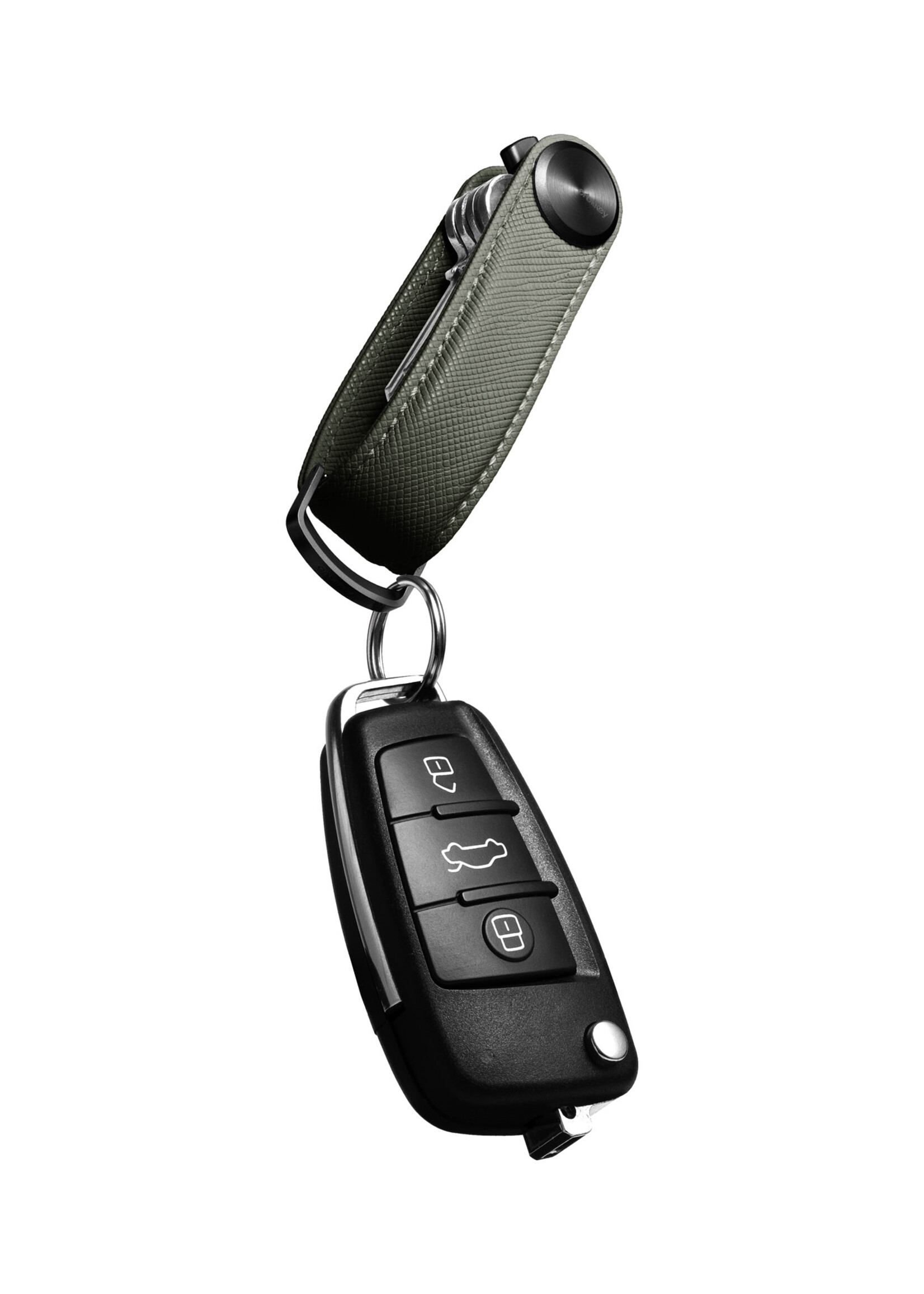 Orbitkey Key Organizer Pro 2.0 Saffiano  Leather Olive