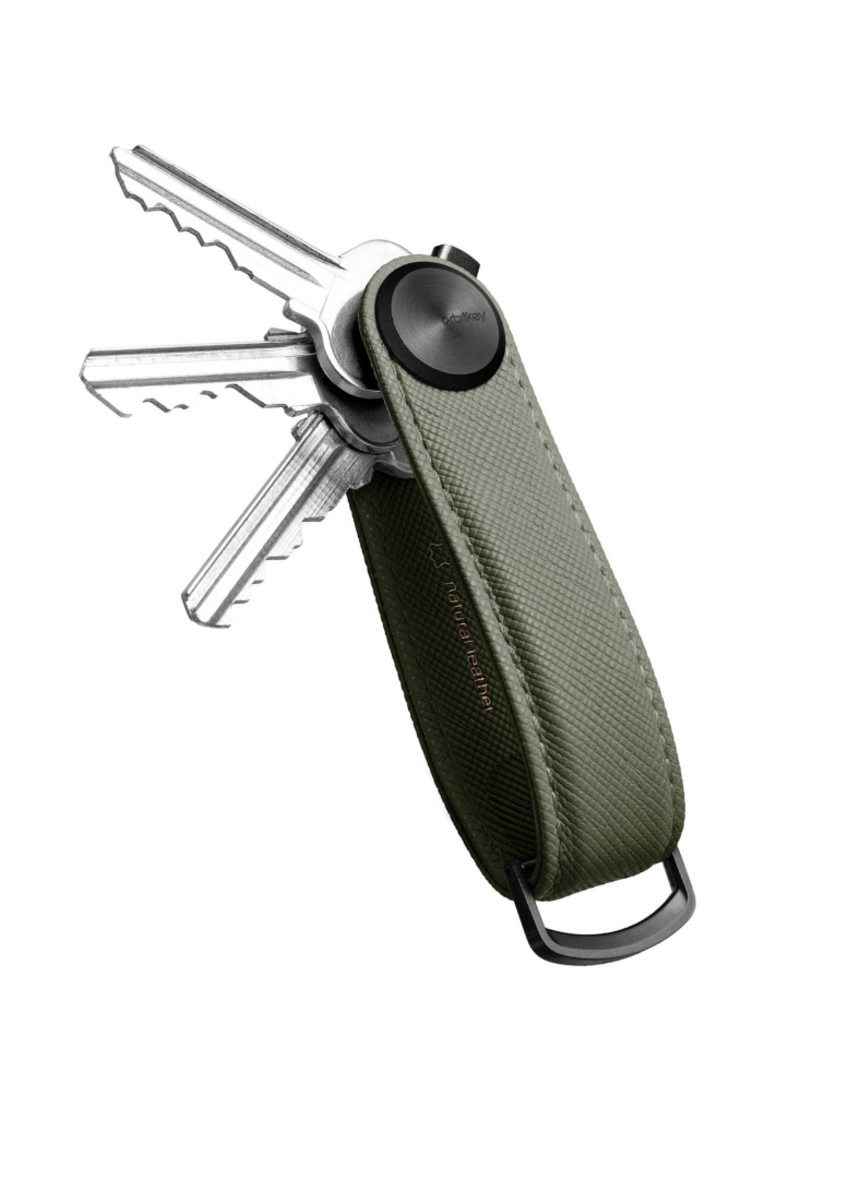 Orbitkey Key Organizer Pro 2.0 Saffiano  Leather Olive
