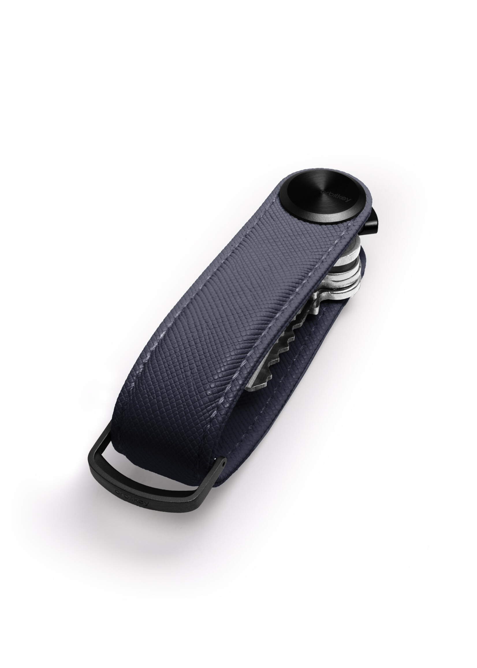 Orbitkey Key Organizer Pro 2.0 Saffiano Leather Oxford Navy
