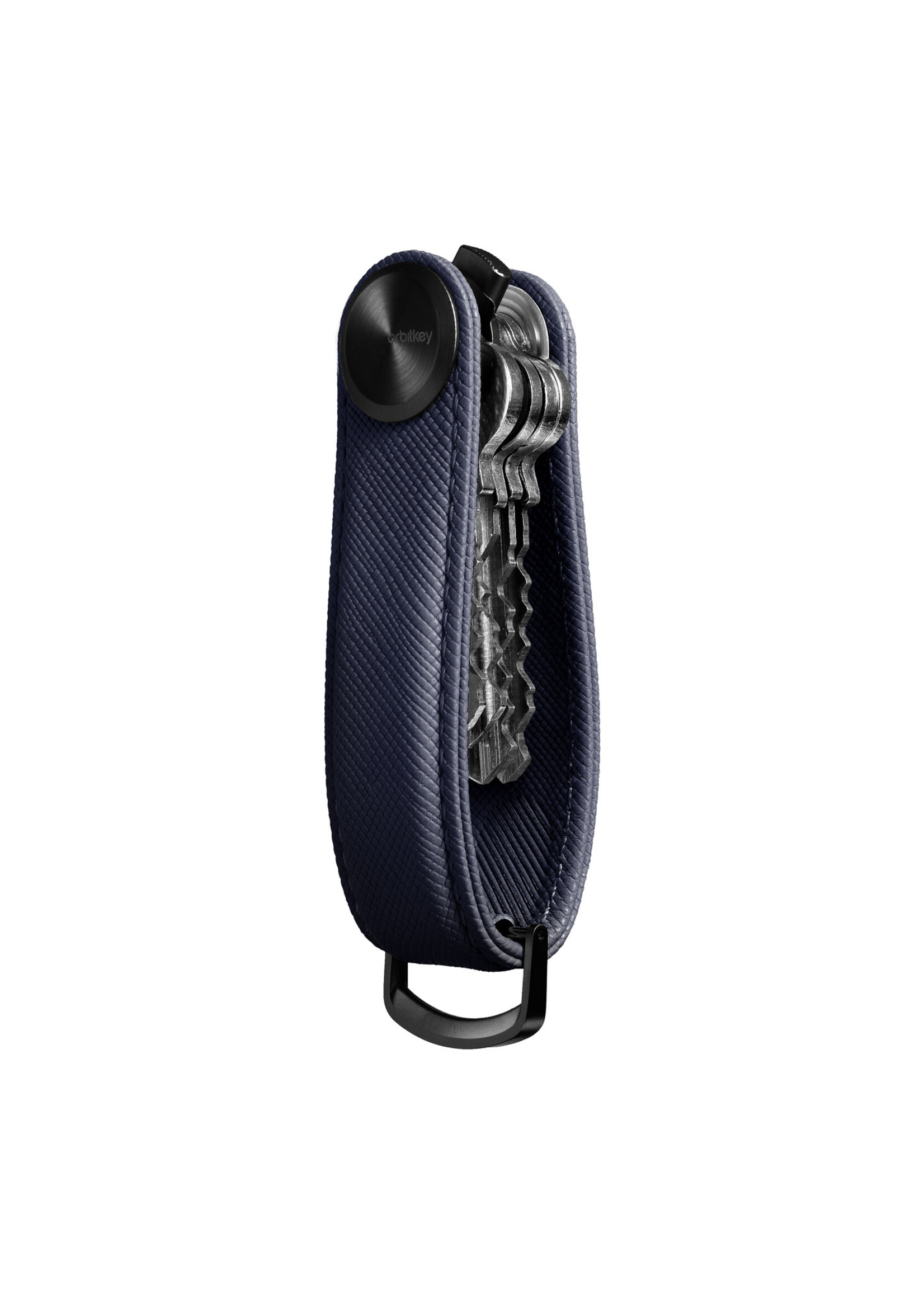 Orbitkey Key Organizer Pro 2.0 Saffiano Leather Oxford Navy