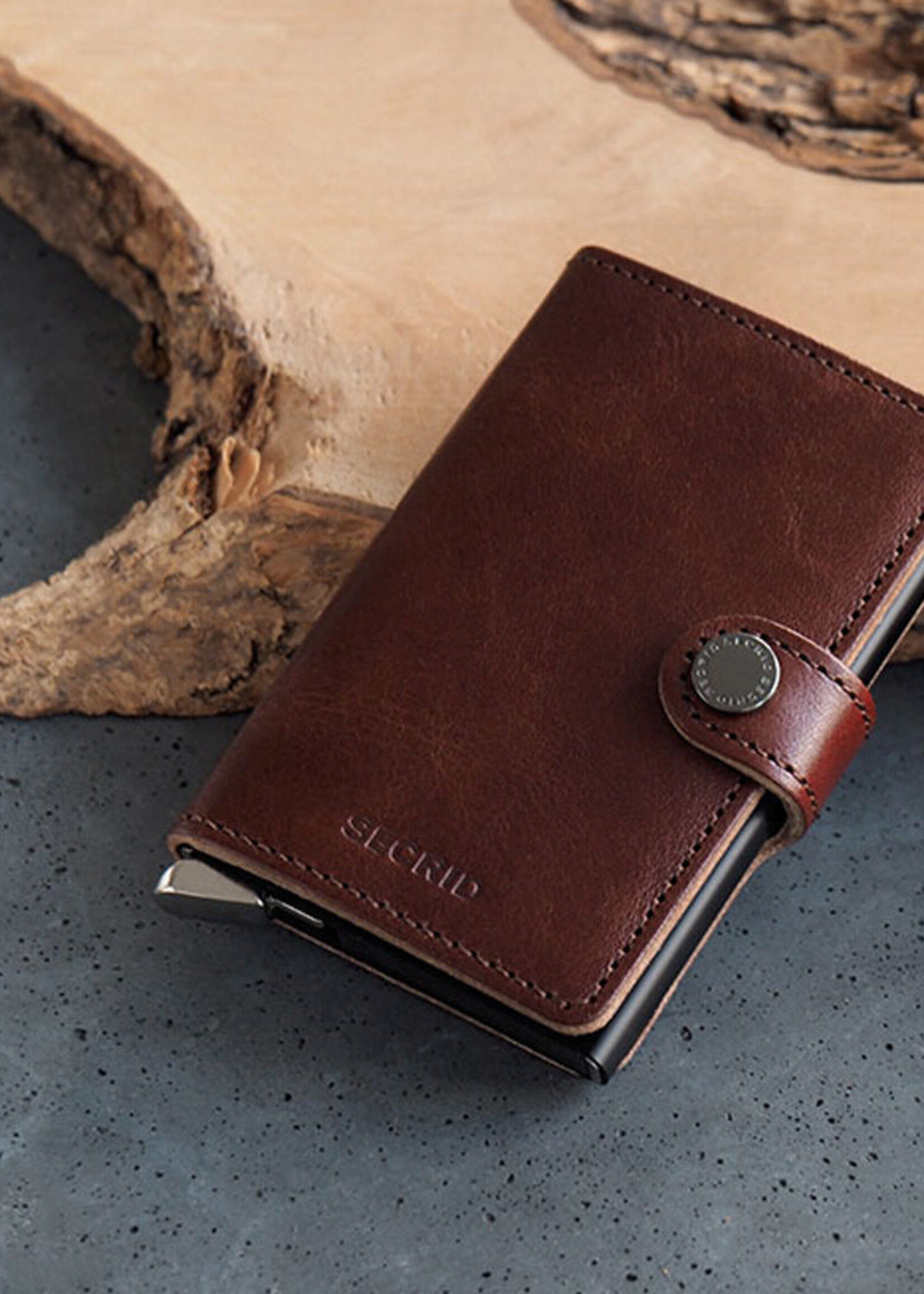 Secrid Twin Wallet Premium Line Basco Brown
