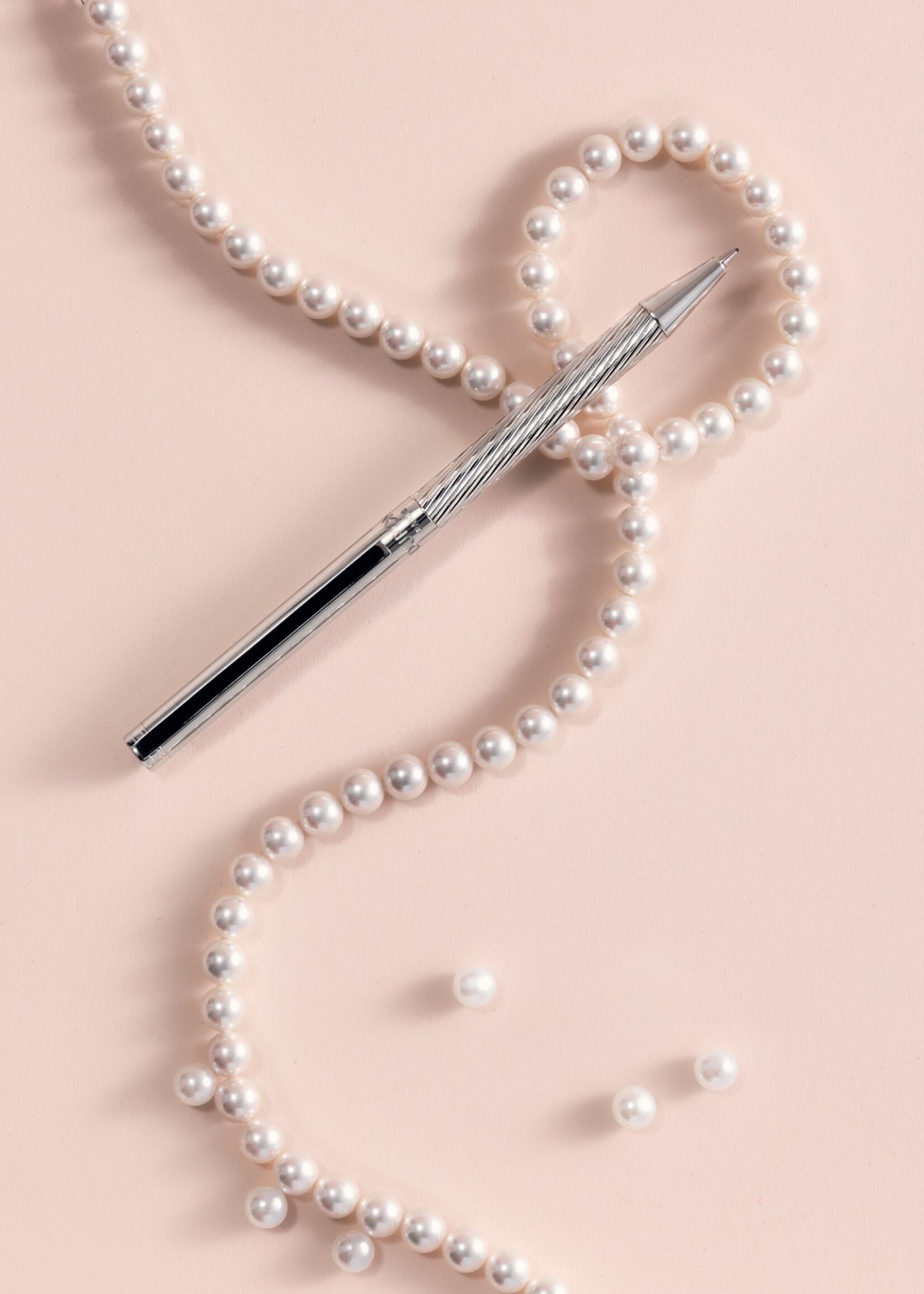 S.T. Dupont Classique Zilver Brushed Balpen