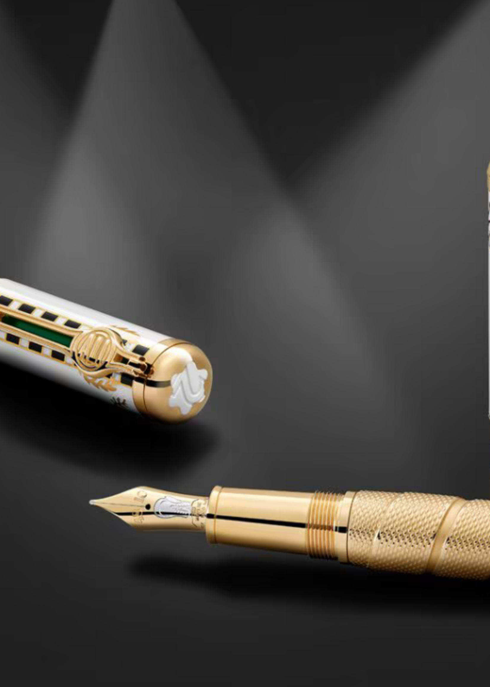 Montblanc Great Characters Muhammad Ali Limited Edition: 1172/1942 Vulpen Au750 (Au585/14K) 0.62 mm M - Medium