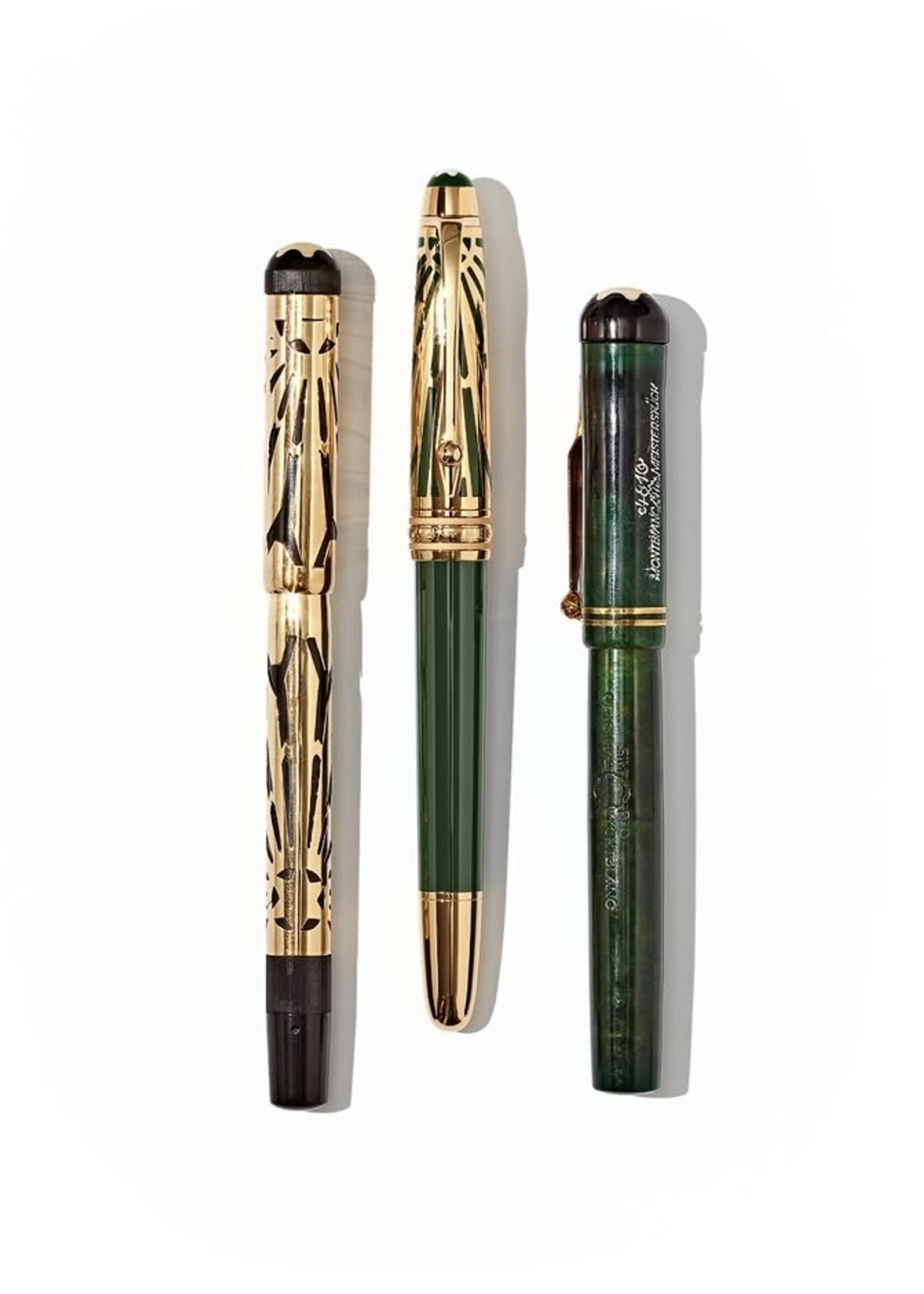Montblanc Meisterstück 100 years The Origin Collection Green Classique Roller 163