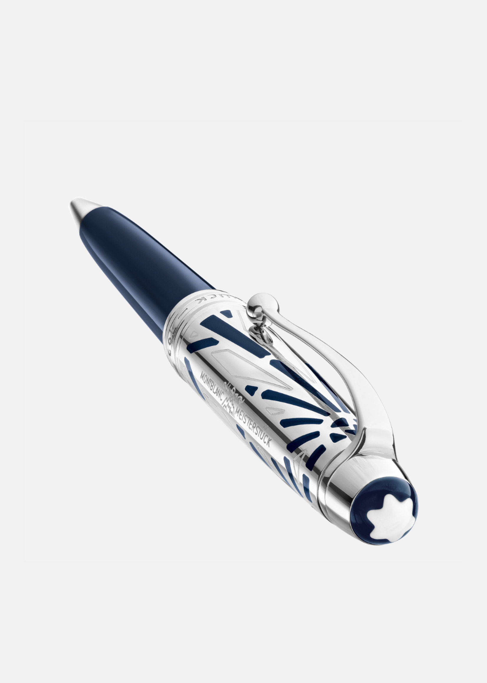Montblanc 100 years Meisterstück The Origin Collection Doué Blue MidSize Balpen