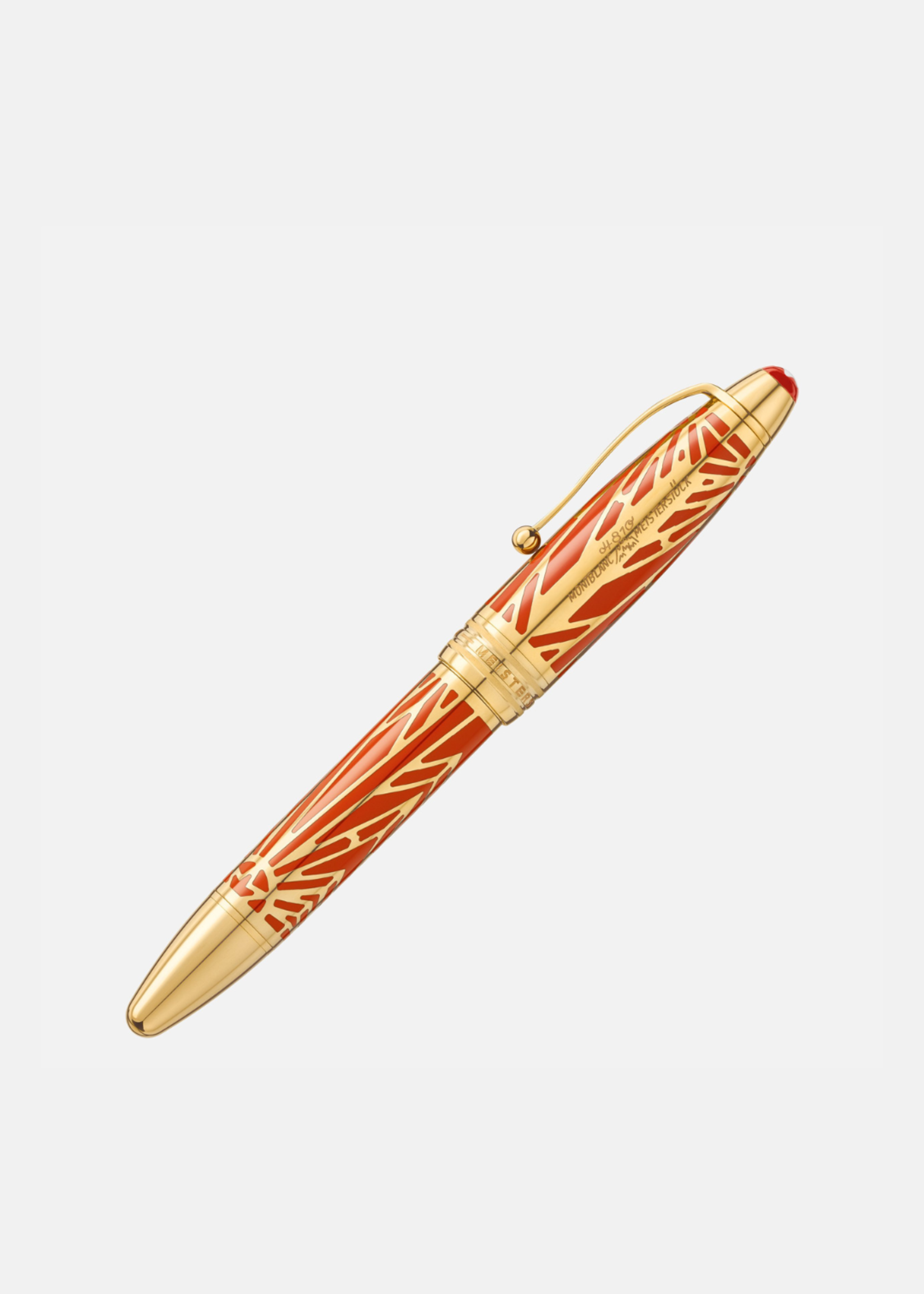 Montblanc 100 years Meisterstück The Origin Collection Solitaire Coral LeGrand Vulpen 146  (Au585/14) 0.50 mm F - Fijn