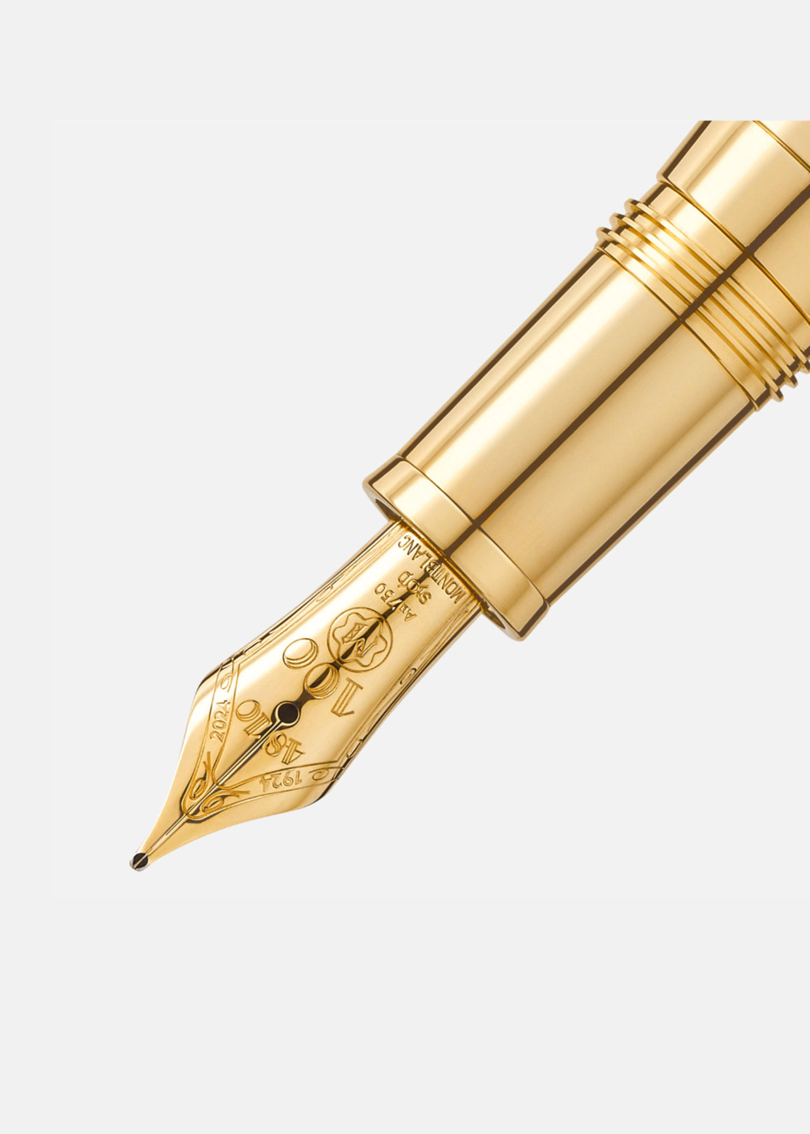 Montblanc 100 years Meisterstück The Origin Collection Solitaire Coral LeGrand Vulpen 146  (Au585/14) 0.50 mm F - Fijn