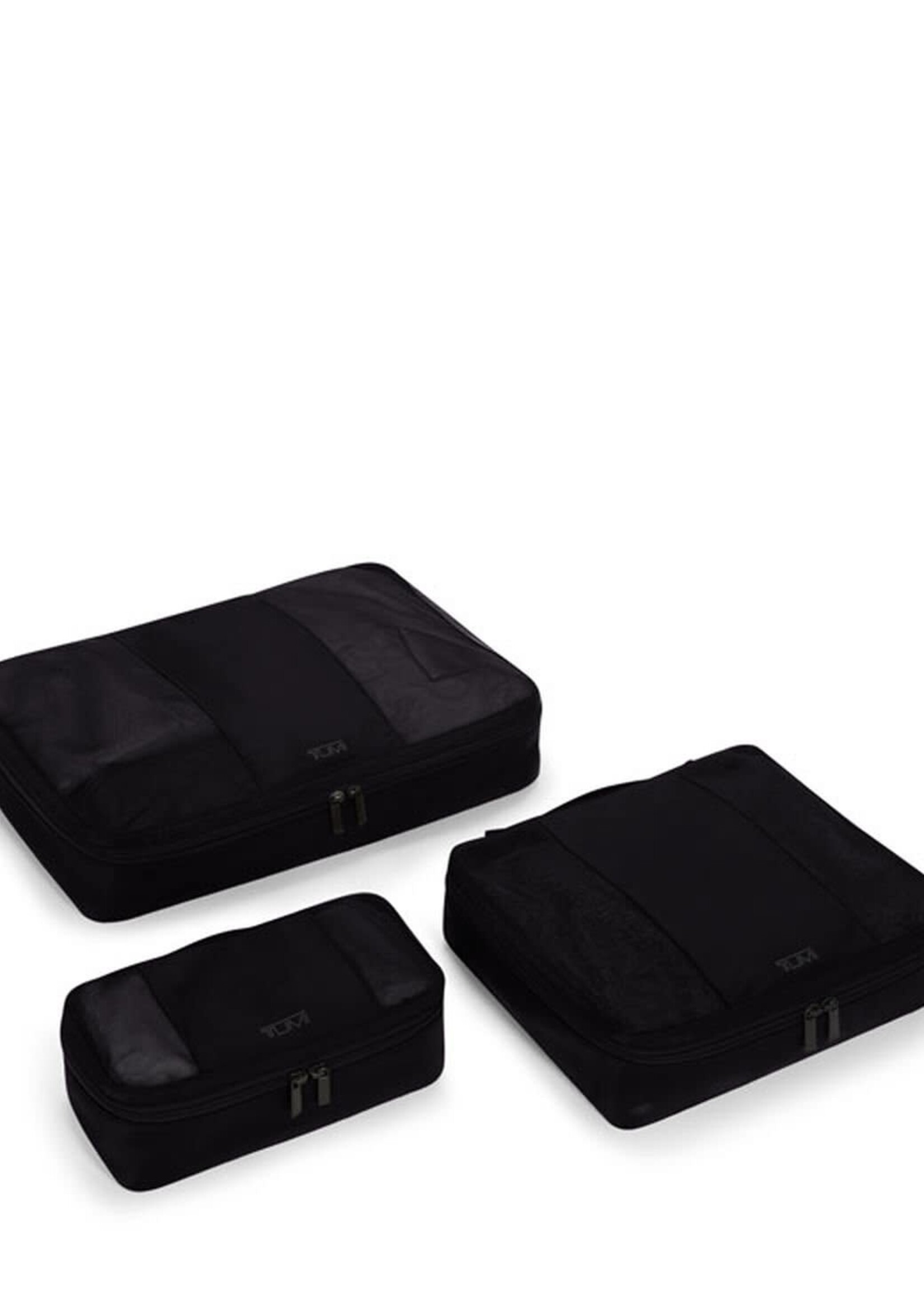 TUMI Verpakking Kubussen Set van 3 stuks ( klein, medium en groot) Black