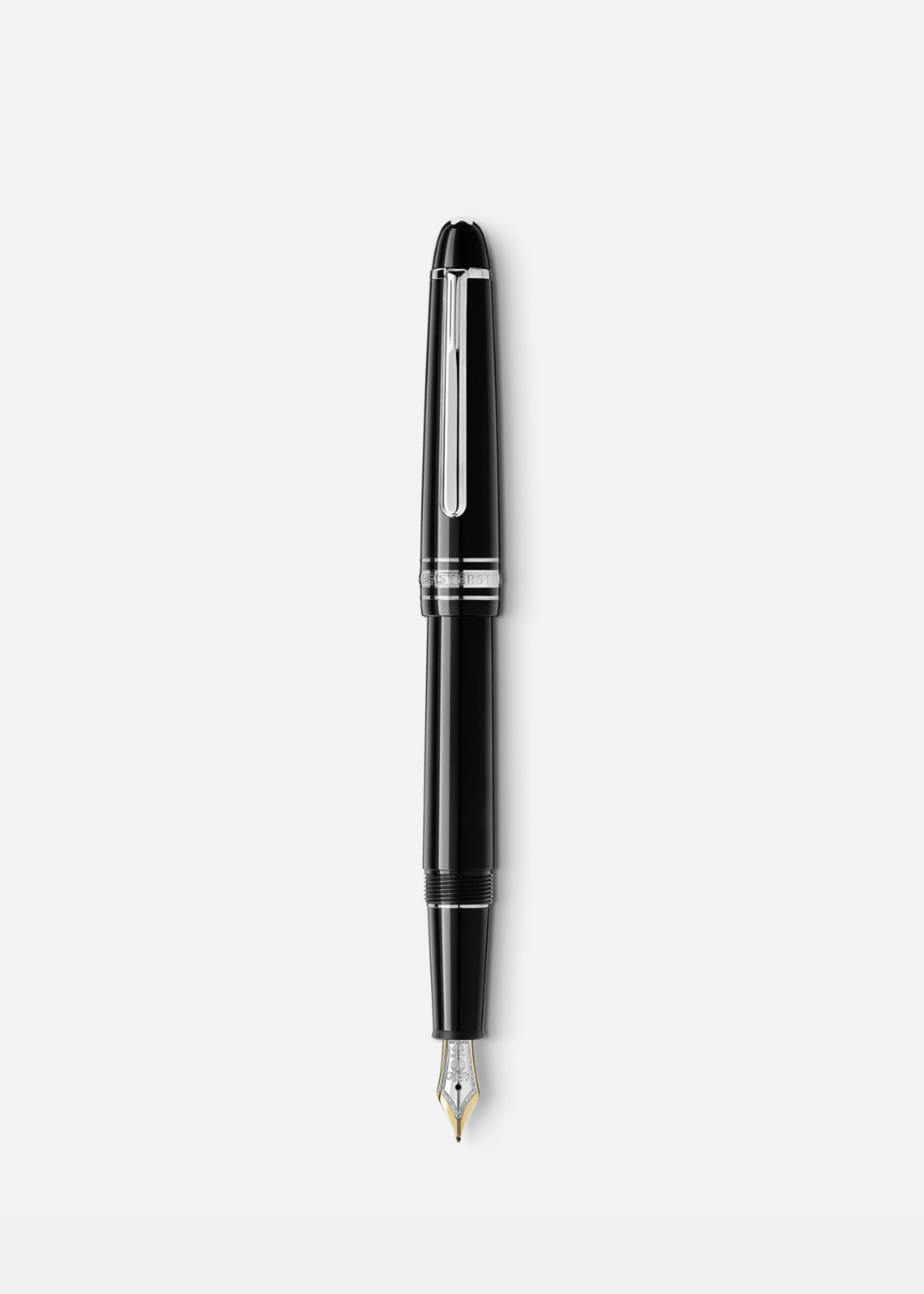 Montblanc Meisterstück 145 Platinum Line Classique Vulpen (Au585/14K 0.452g) 0.43 mm EF - Extra Fijn