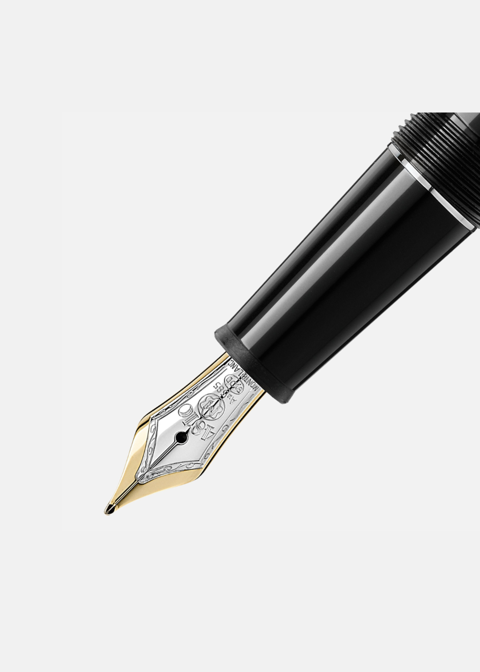 Montblanc Meisterstück 145 Platinum Line Classique Vulpen (Au585/14K 0.452g) 0.50 mm  F - Fijn