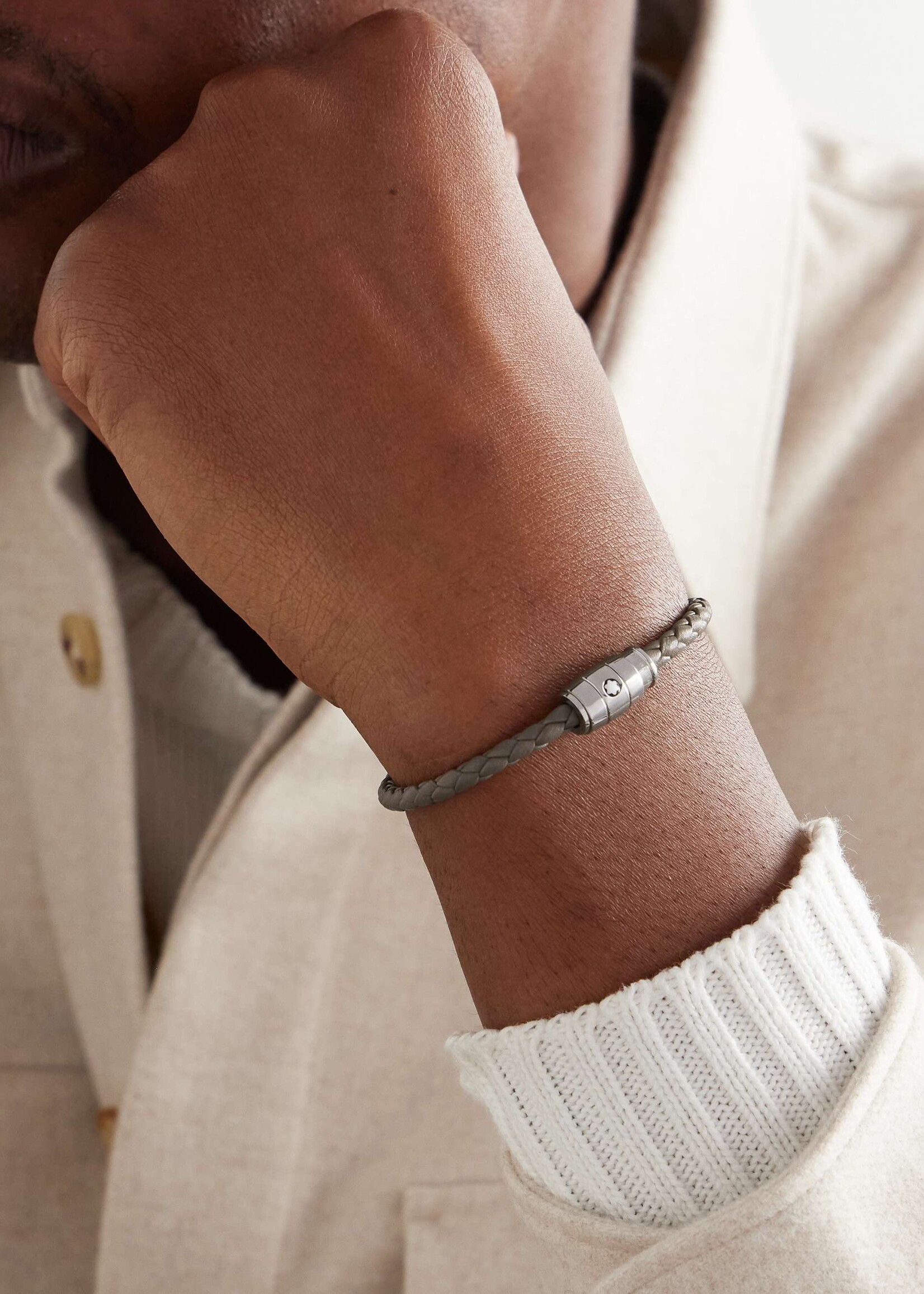 Montblanc Armband 3 rings F. Brown /60