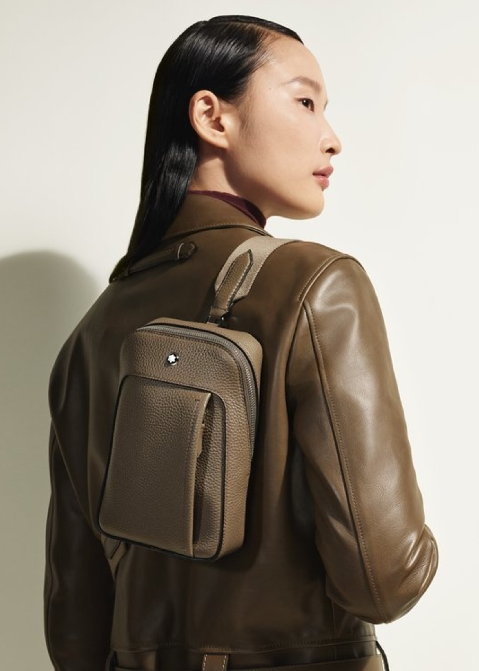 Montblanc Sling Soft Grain Noisette