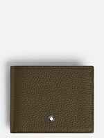 Montblanc Wallet Soft Grain 6cc Khaki