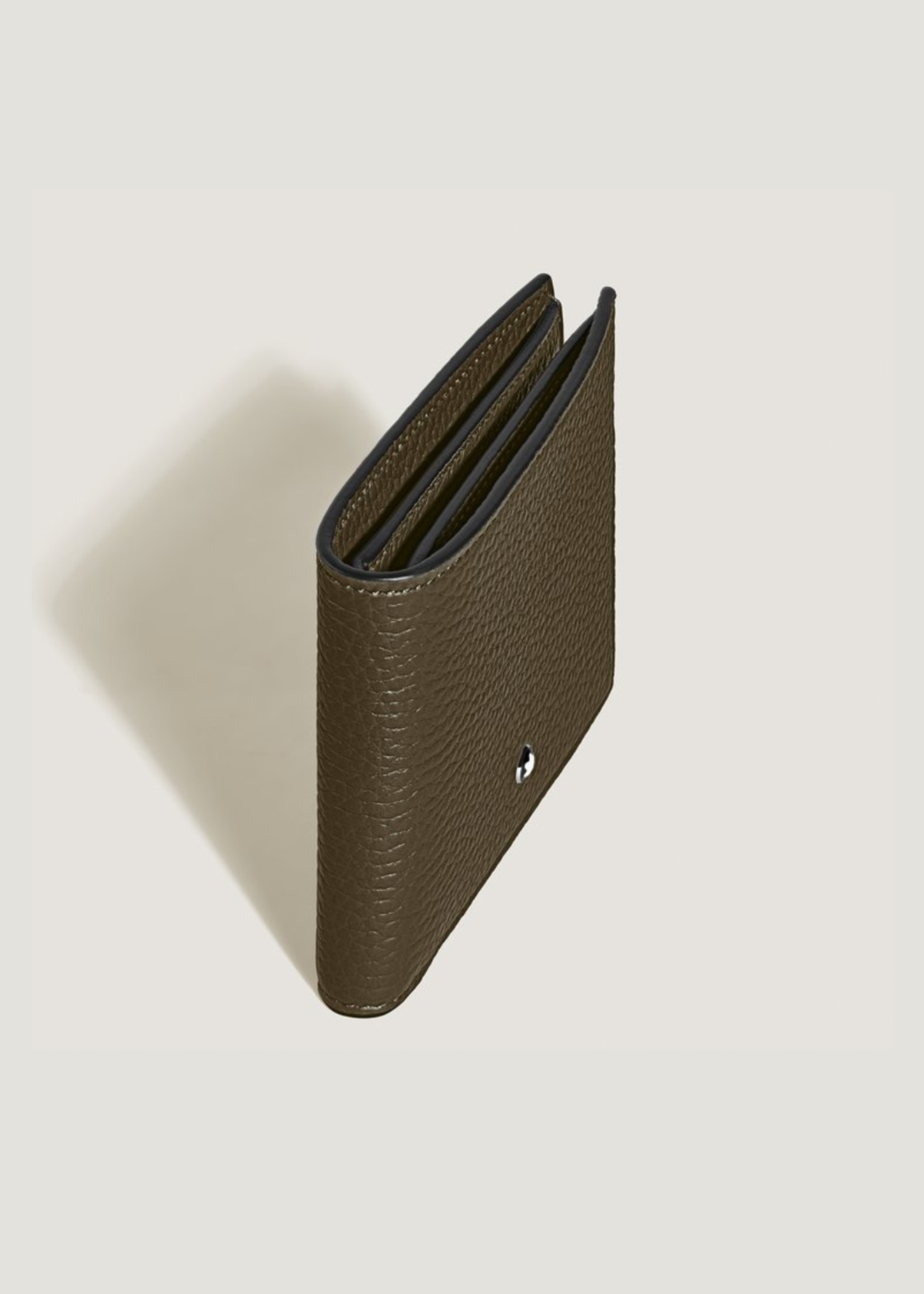 Montblanc   Wallet Soft Grain 6cc Khaki
