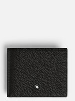 Montblanc Wallet Soft Grain  6cc Black