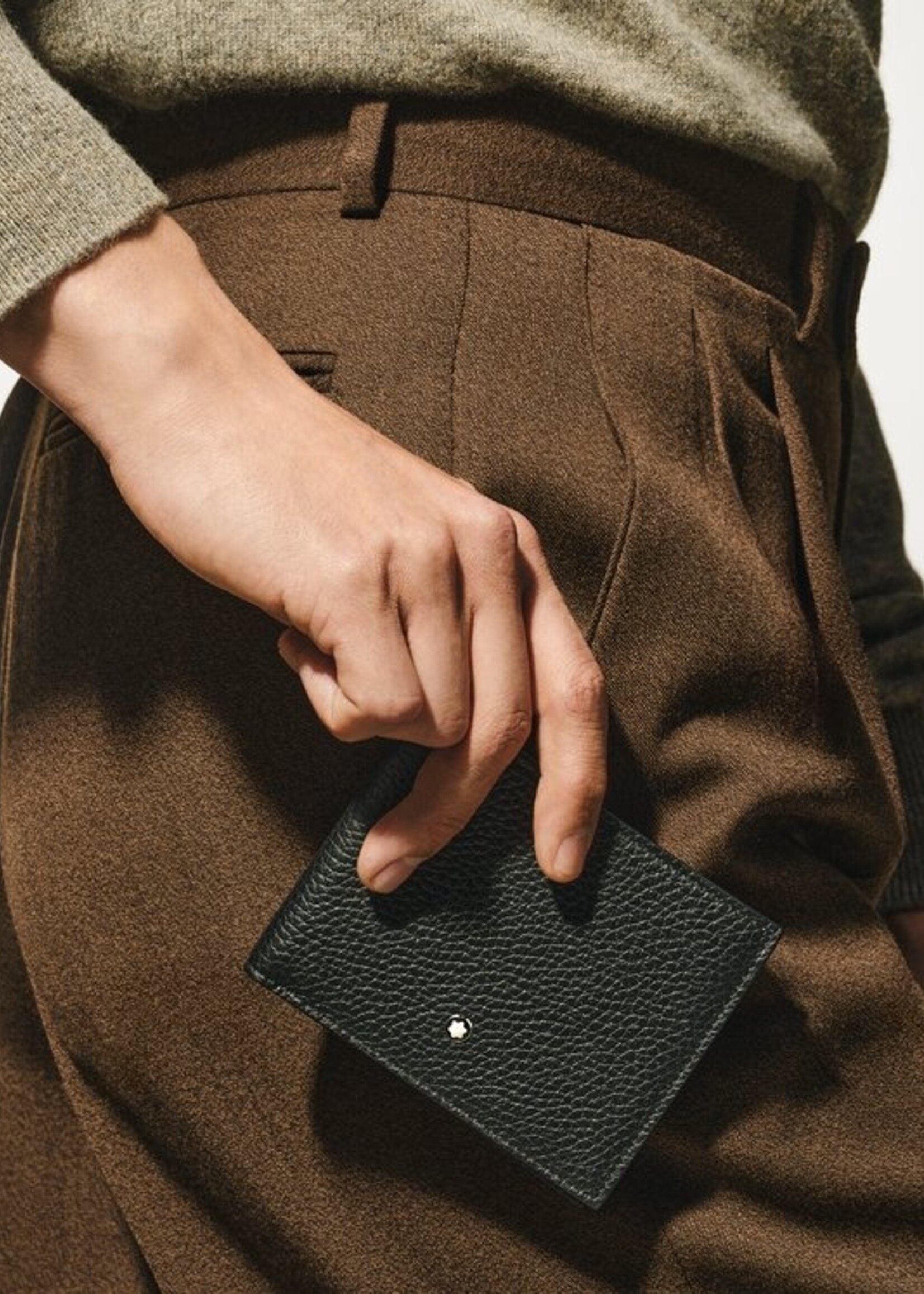 Montblanc Wallet Soft Grain  6cc Black