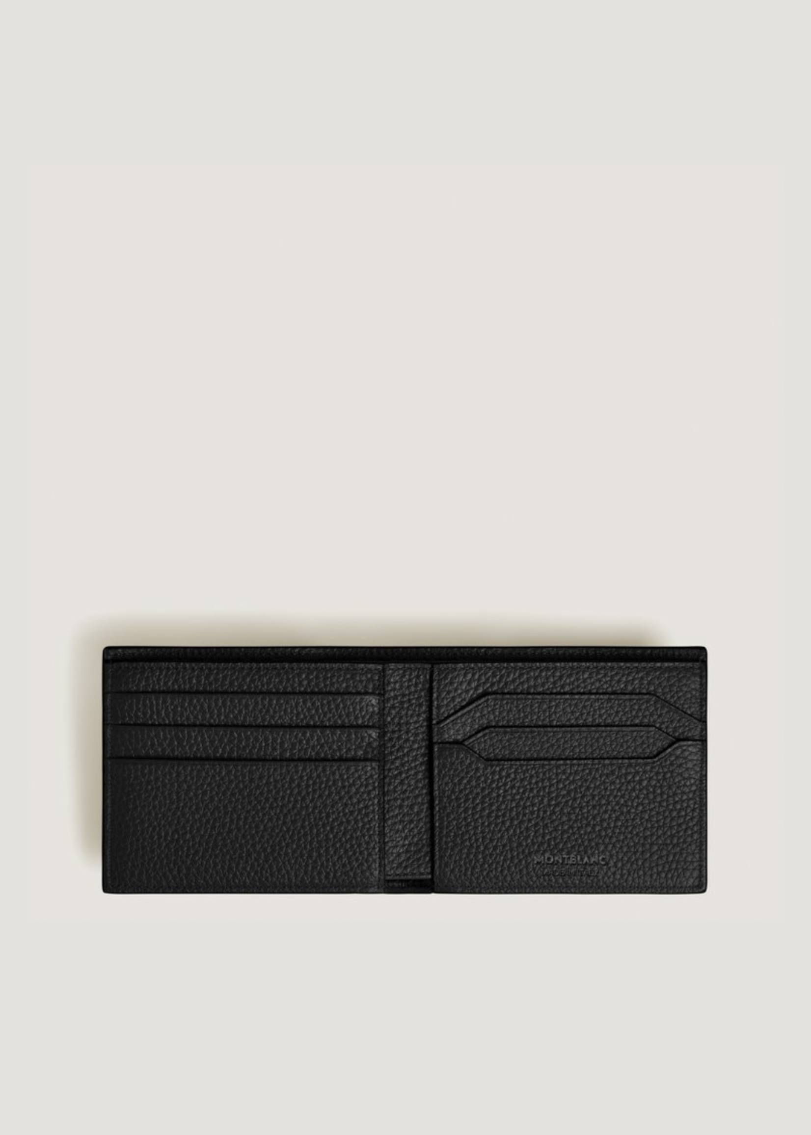 Montblanc Wallet Soft Grain  6cc Black