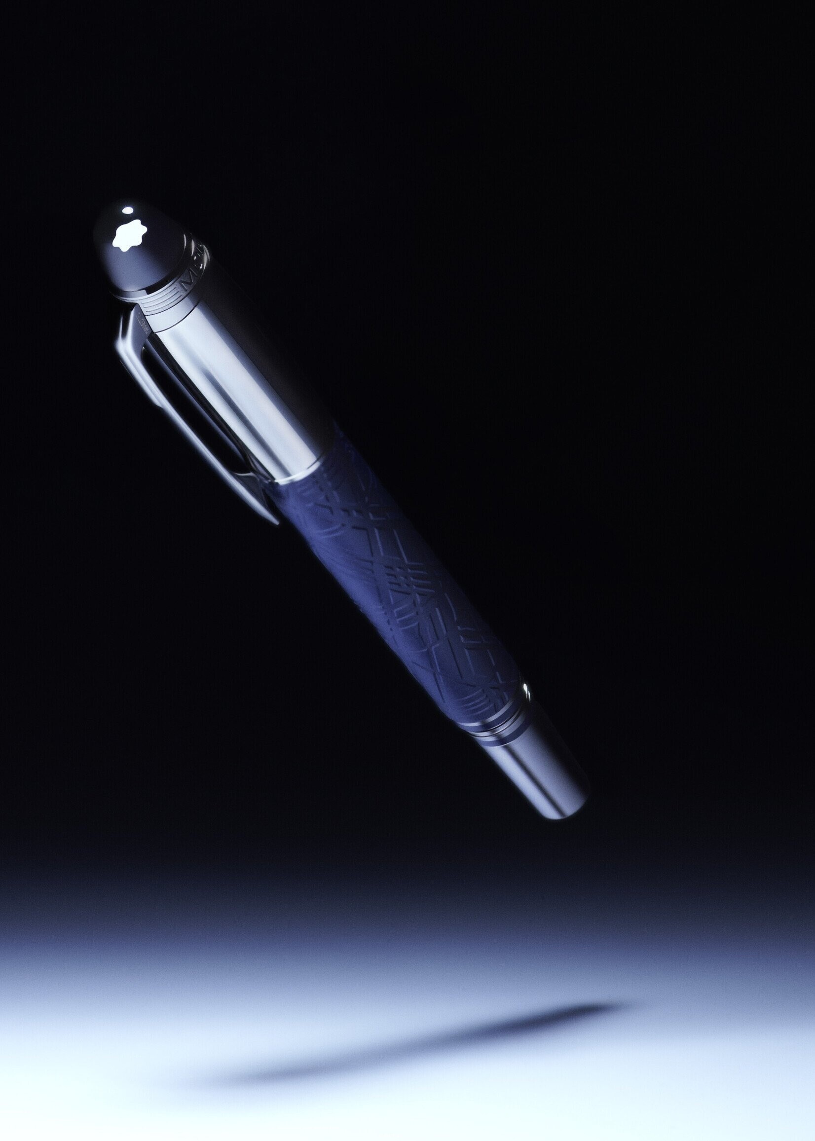 Montblanc Starwalker Special Editon 2023 SpaceBlue Doué - Yellow GOLD (Au585/14 K 0,563g) Vulpen 0.62 mm M - Medium