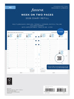 Filofax Agenda Vulling 2026 A5 Wit week/2pag. Vert.