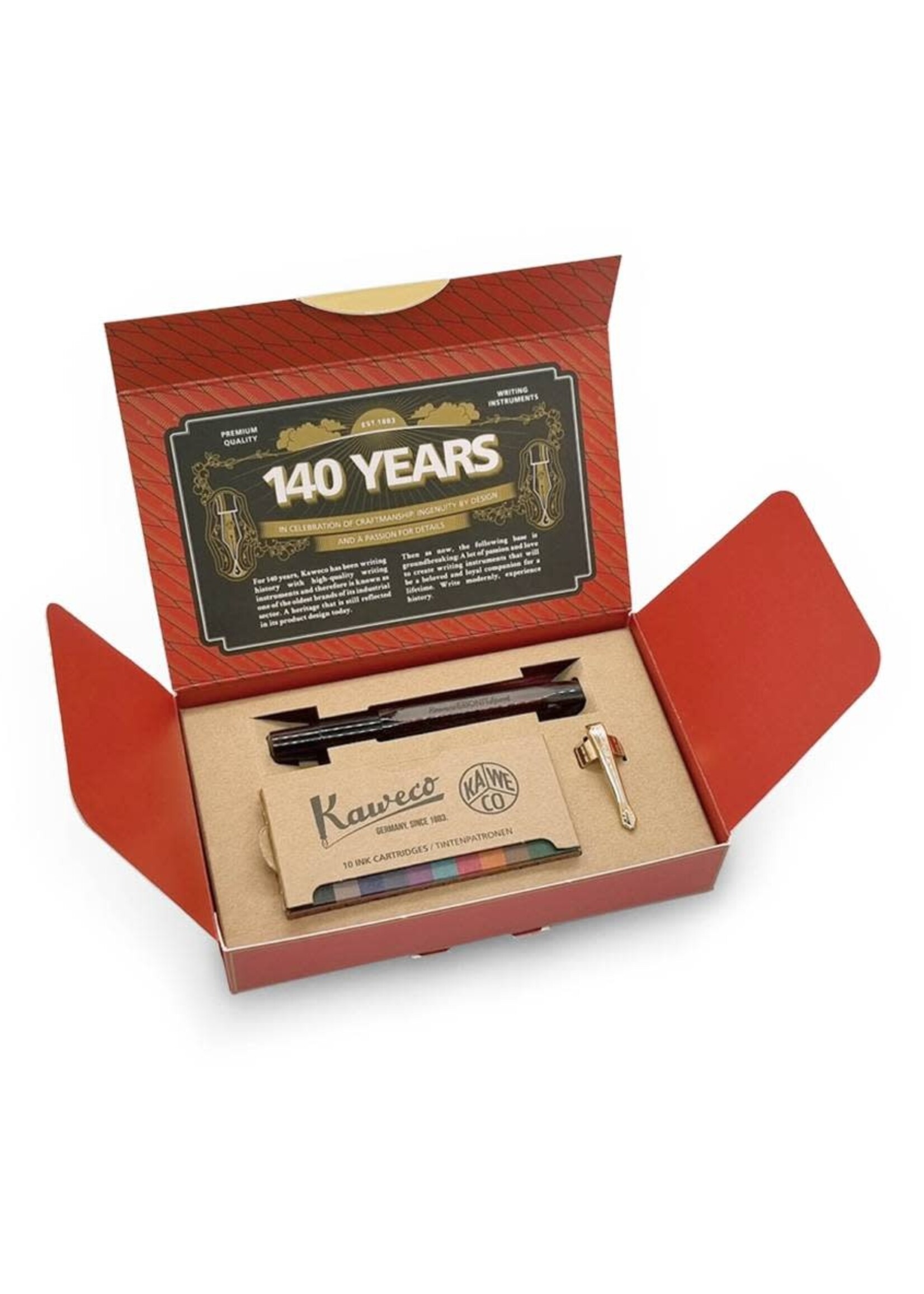 Kaweco 140 YEARS Sport Ebonite Gift Box  Vulpen Fijn