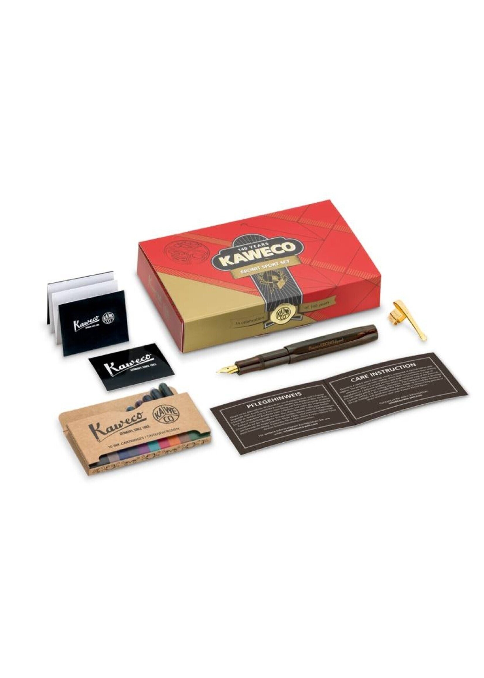 Kaweco 140 YEARS Sport Ebonite Gift Box  Vulpen Fijn