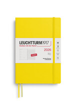 Leuchtturm1917 Agenda 2026 Medium Soft Cover Weekly + Note Yellow