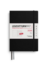 Leuchtturm1917 Agenda 2026 Medium Soft Cover Weekly + Note Black