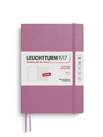 Leuchtturm1917 Agenda 2026 Medium Soft Cover Weekly/Note Dusty Rose