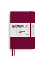 Leuchtturm1917 Agenda 2026 Paperback Soft Cover Weekly/Note Port Red
