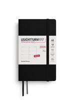 Leuchtturm1917 Agenda 2026 Pocket Soft Cover Weekly Black