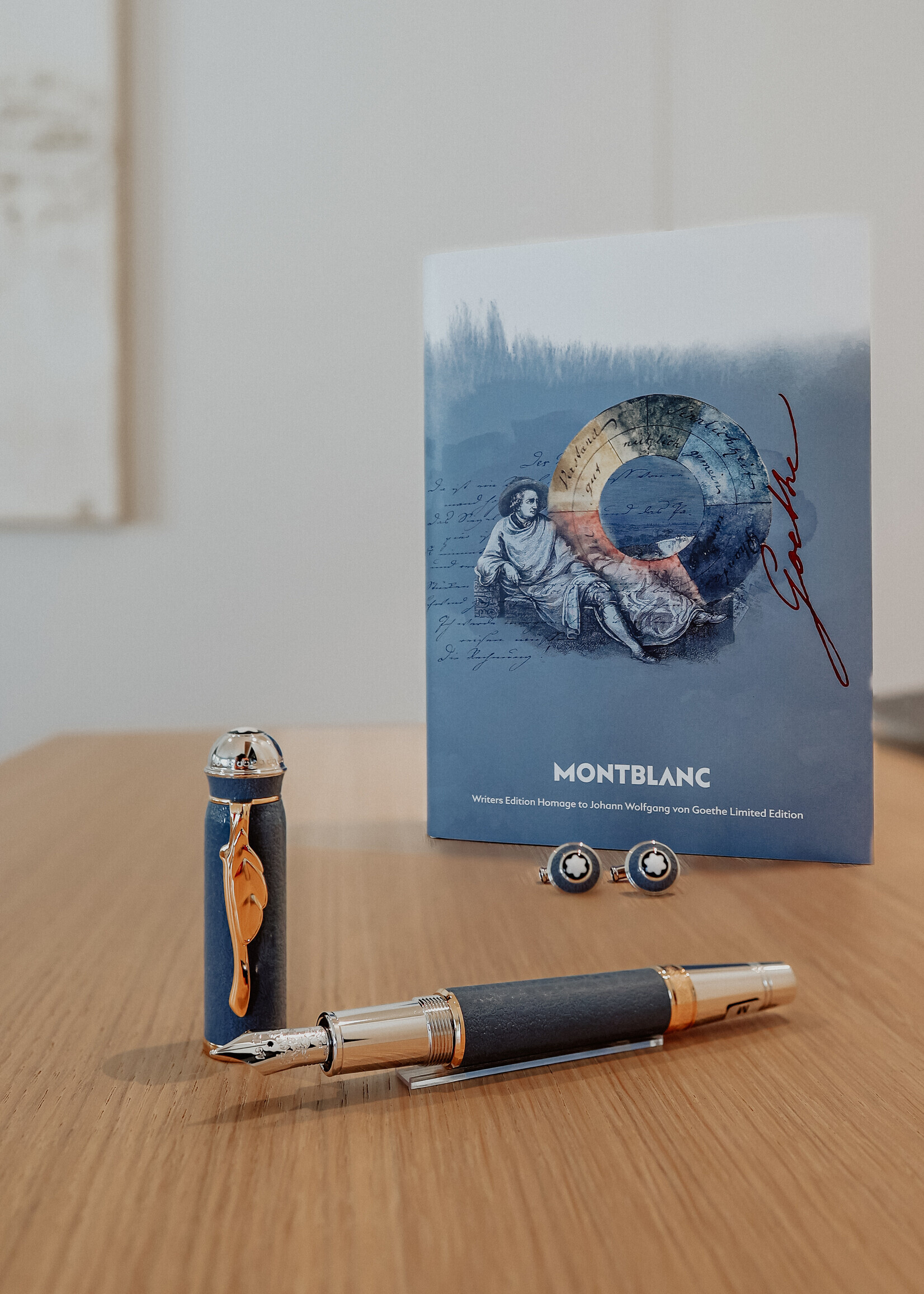 Montblanc Writers Edition Homage to Johann Wolfgang von Goethe Limited Edition Vulpen (Au750/18K 0.889) 0.50 mm F - Fijn