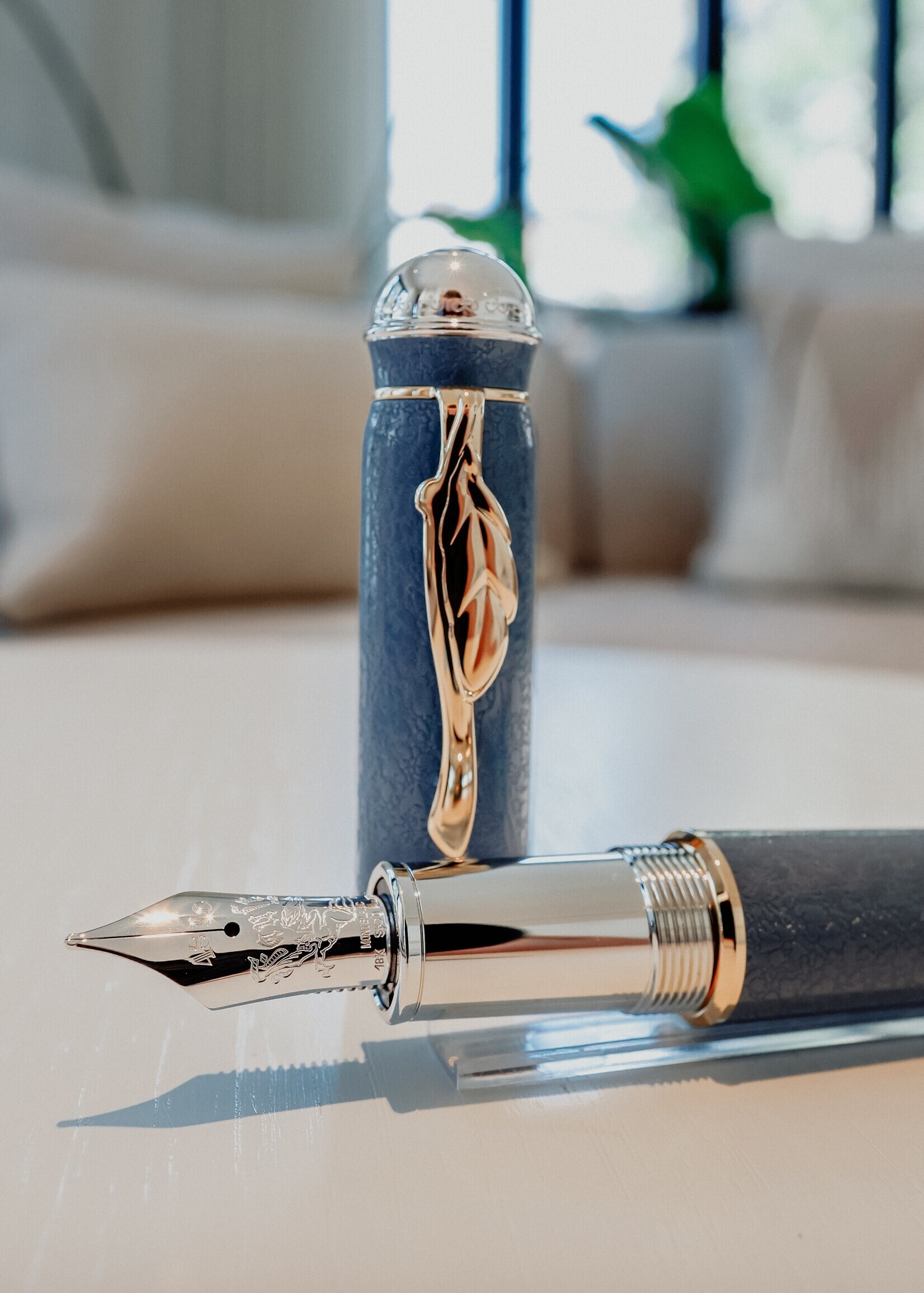Montblanc Writers Edition Homage to Johann Wolfgang von Goethe Limited Edition Vulpen (Au750/18K 0.889) 0.50 mm F - Fijn