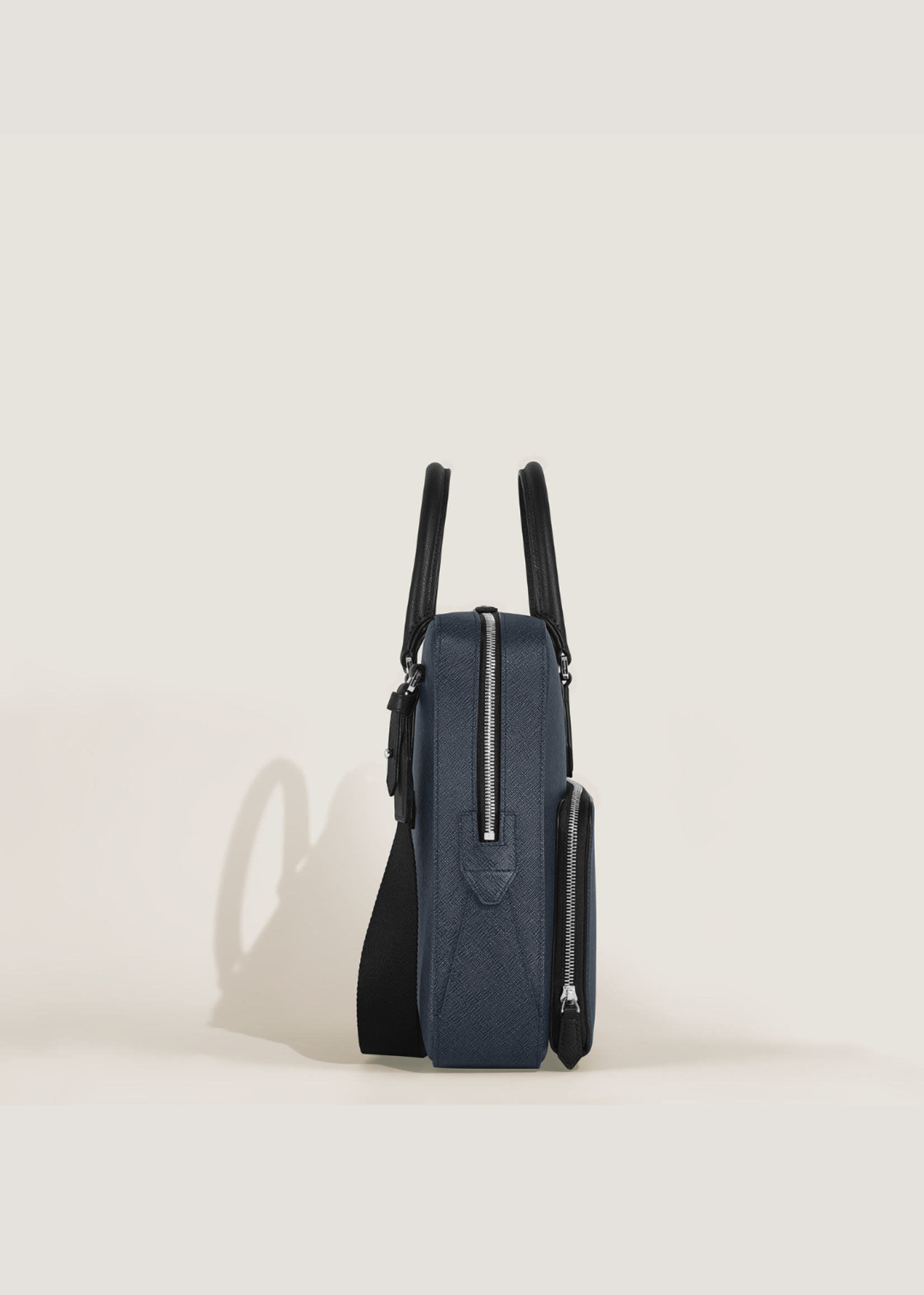 Montblanc Sartorial Medium Document Case Tweed Blue