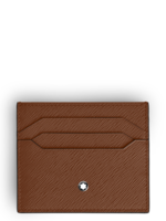 Montblanc Card Holder 6cc Sartorial Fauve