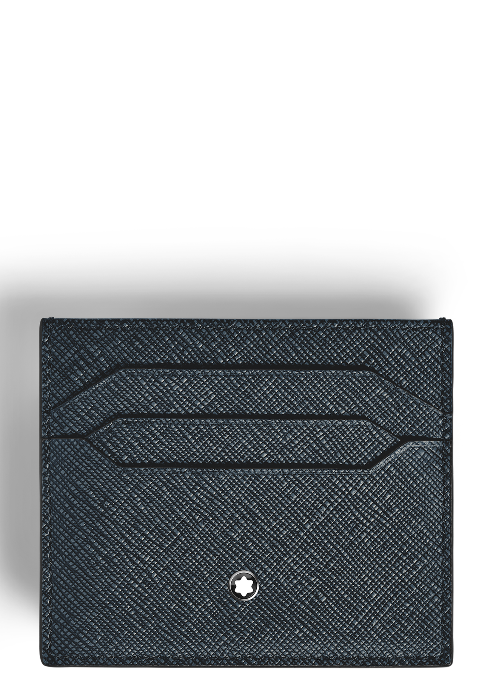 Montblanc Card Holder Sartorial 6cc Tweed Blue