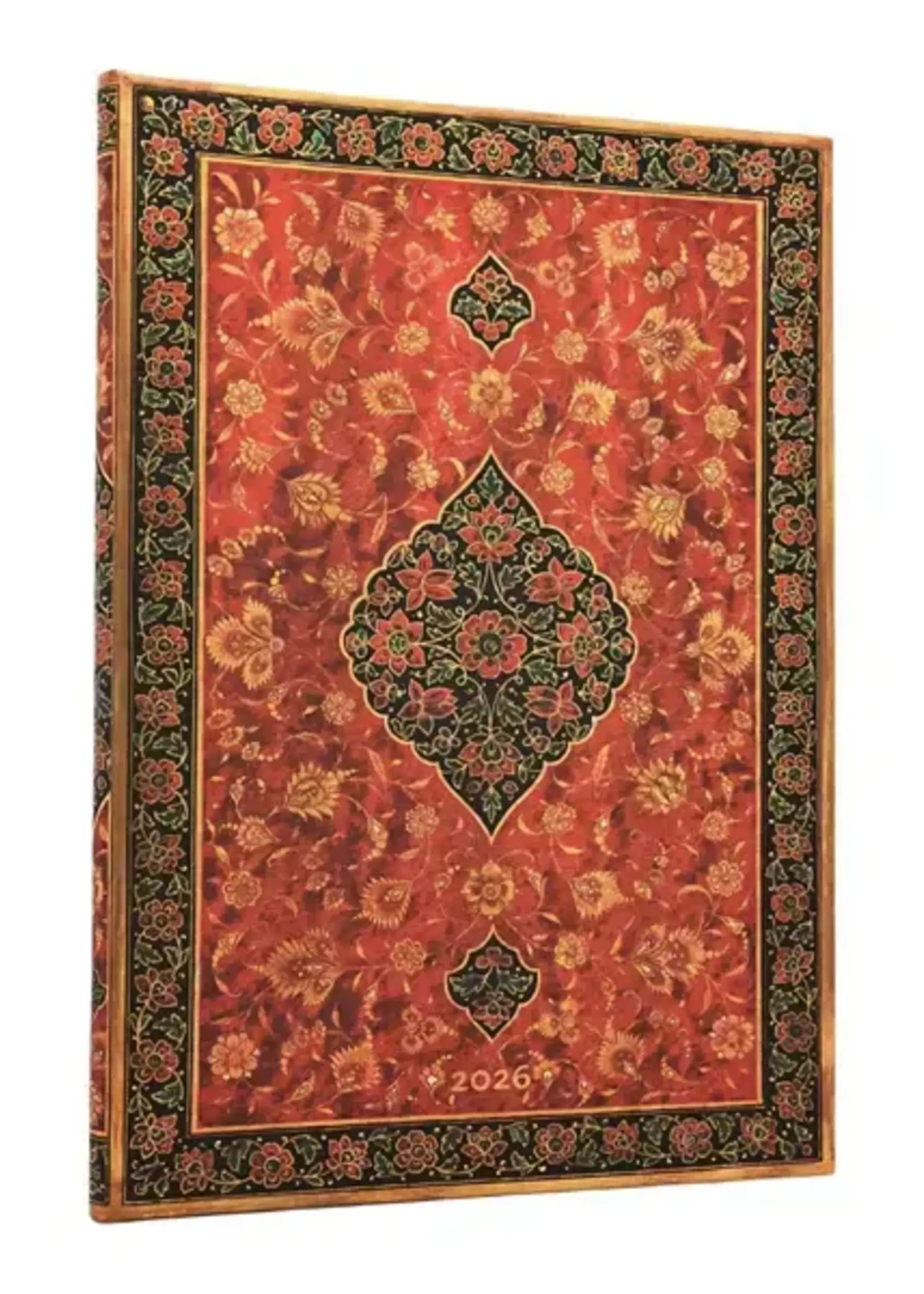 Paperblanks agenda 2026 Grande Week/2pag. Verticaal -  Layla / Poésie Persane