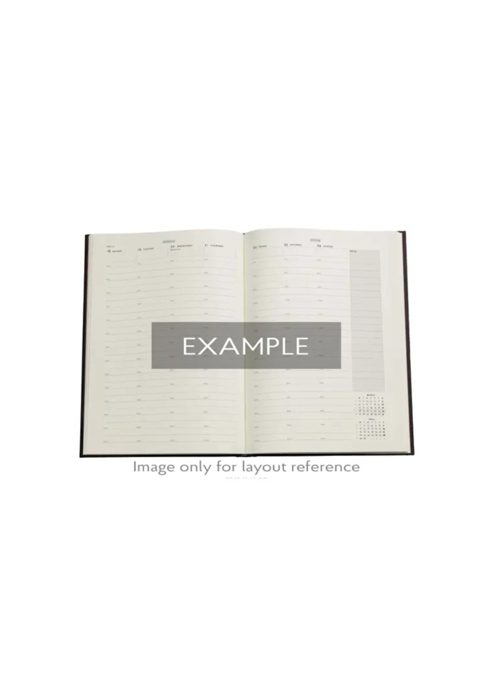 Paperblanks agenda 2026 Maxi Week/2pag. Horizontaal - Kara-ori Rose