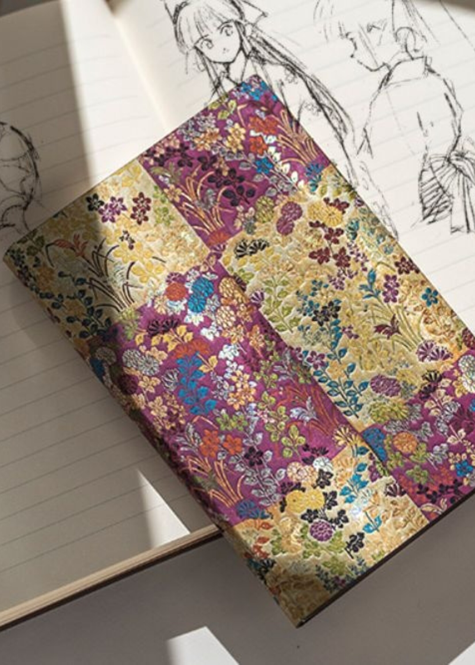 Paperblanks agenda 2026 Maxi Week/2pag. Horizontaal - Kara-ori Rose