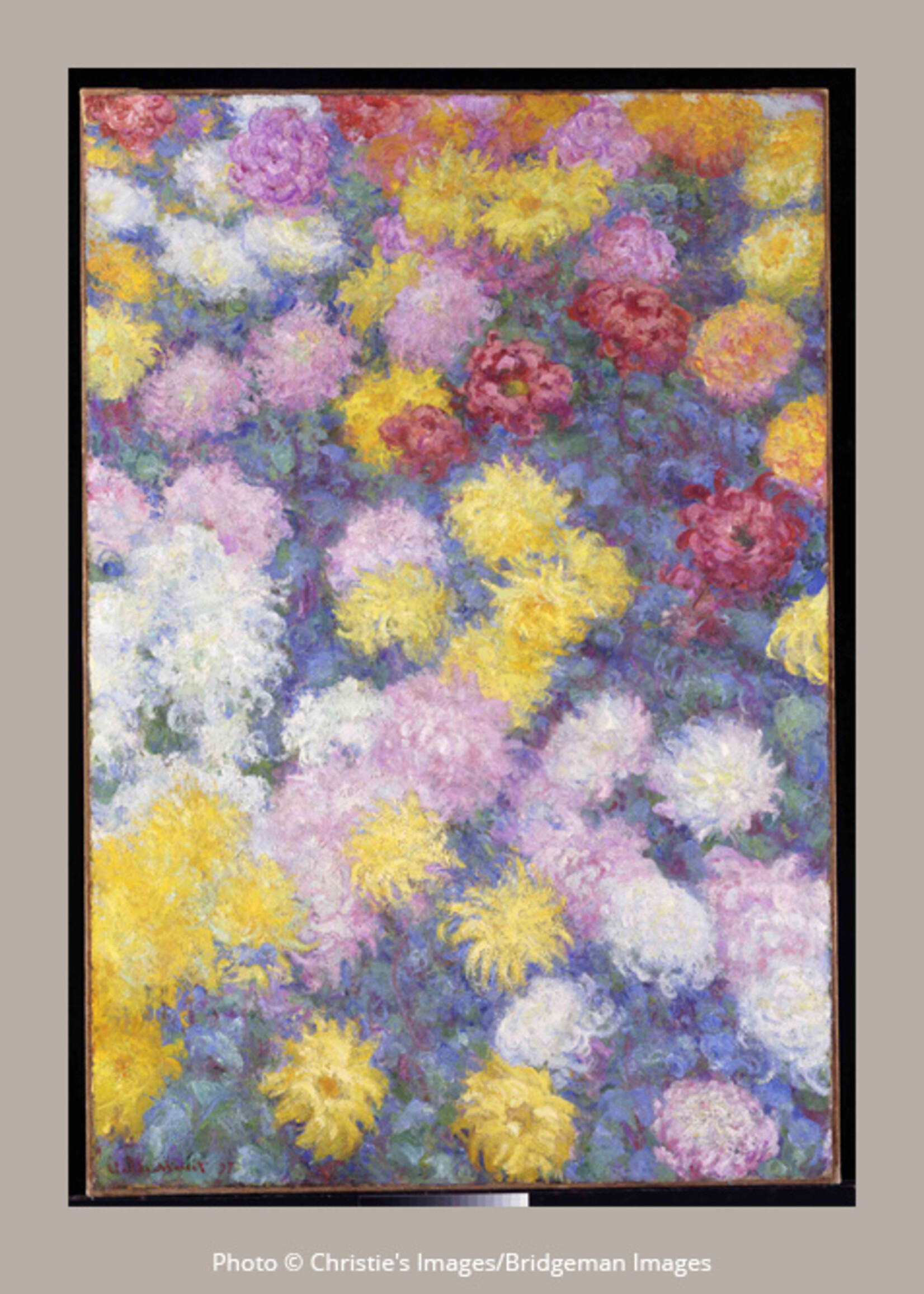 Paperblanks agenda 2026 Maxi Week/2pag. Verticaal - Monet's Chrysanthemums