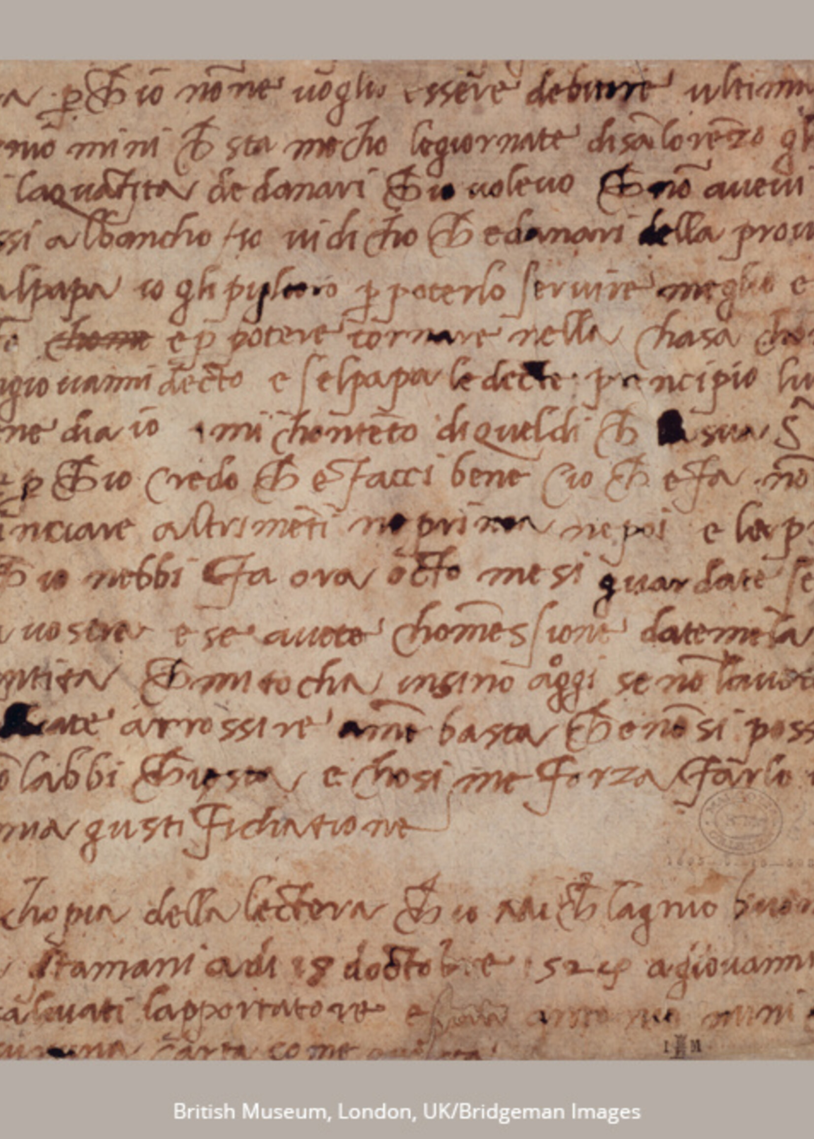 Paperblanks agenda 2026 Midi Week/2pag. Horizontaal - Michelangelo Handwriting