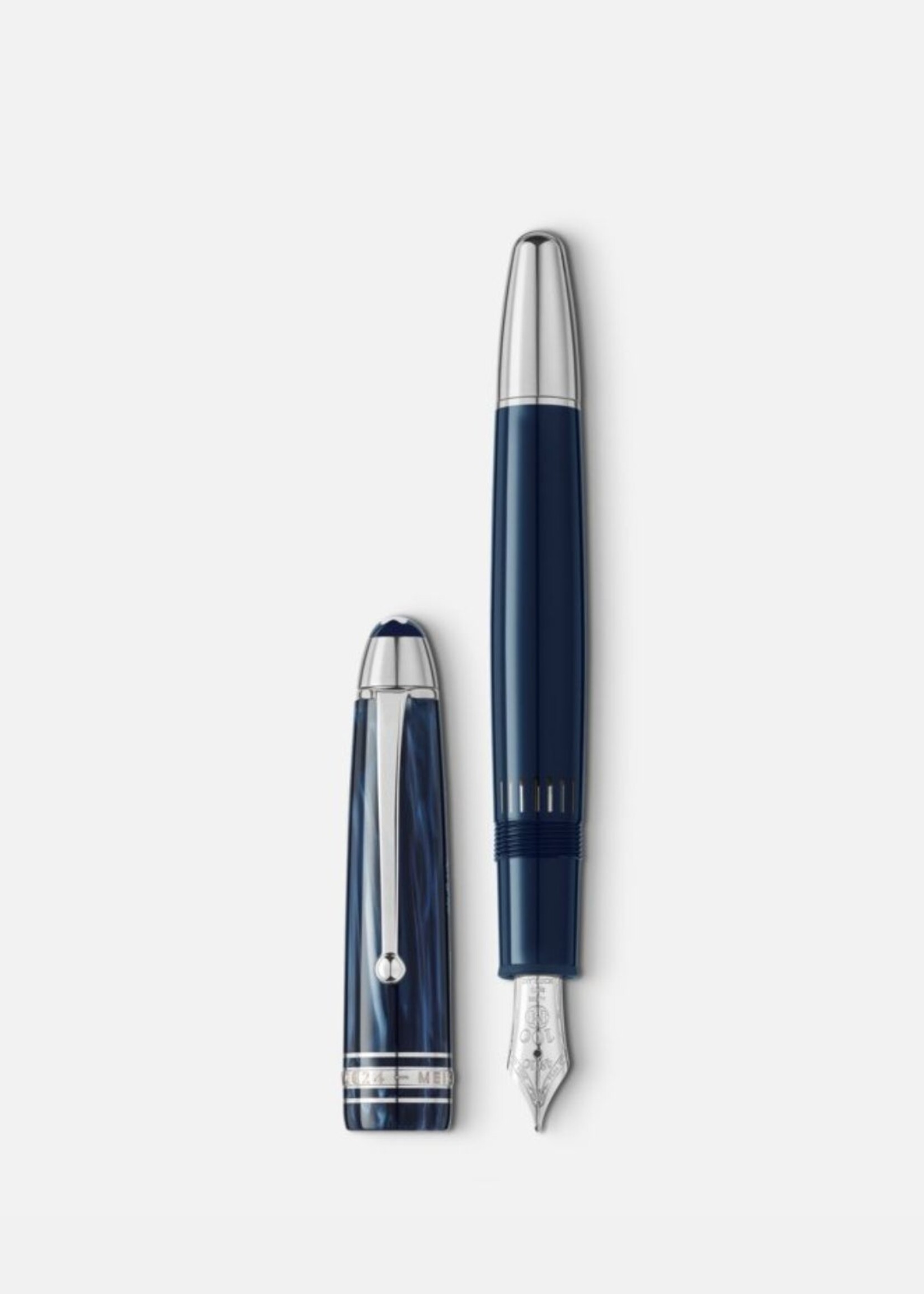 Montblanc 100 years Meisterstück The Origin Collection Blue LeGrand Vulpen 146 (Au585/14K) 0.62mm M - Medium