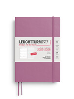 Leuchtturm1917 Agenda 2025-2026 Medium Hard Cover 18m Academic Dusty Rose